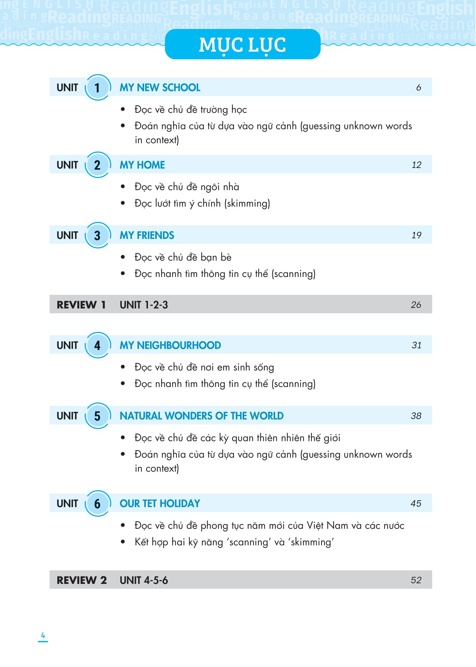 kỹ năng đọc hiểu tiếng anh lớp 6 - Ảnh 5