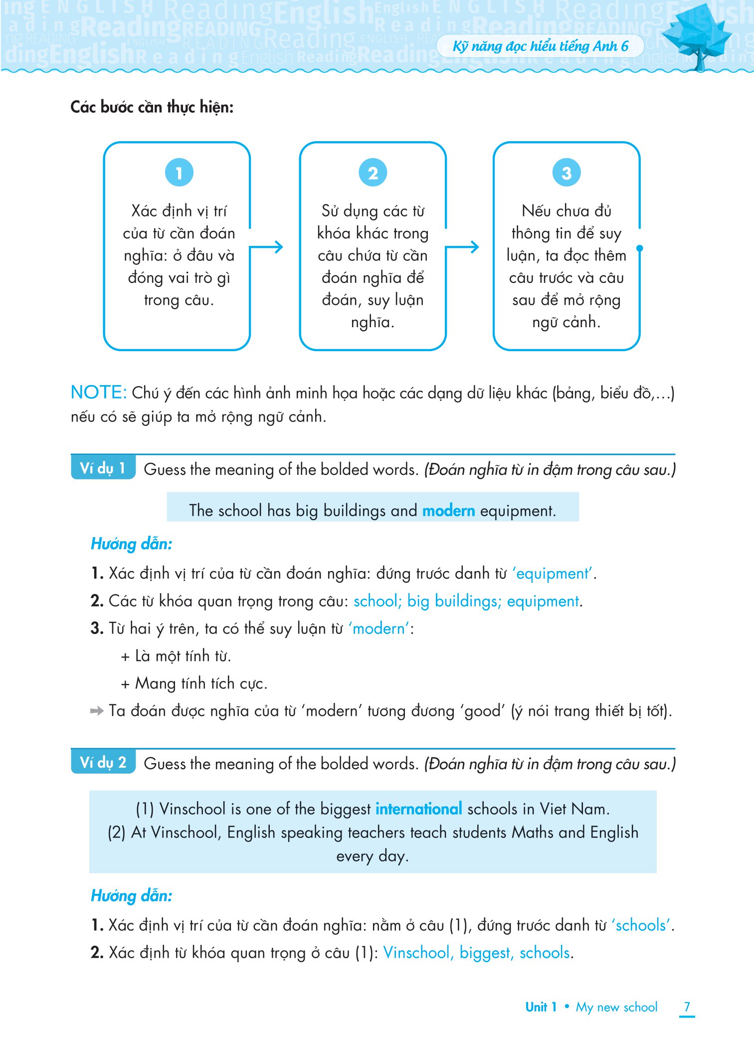 kỹ năng đọc hiểu tiếng anh lớp 6 - Ảnh 8