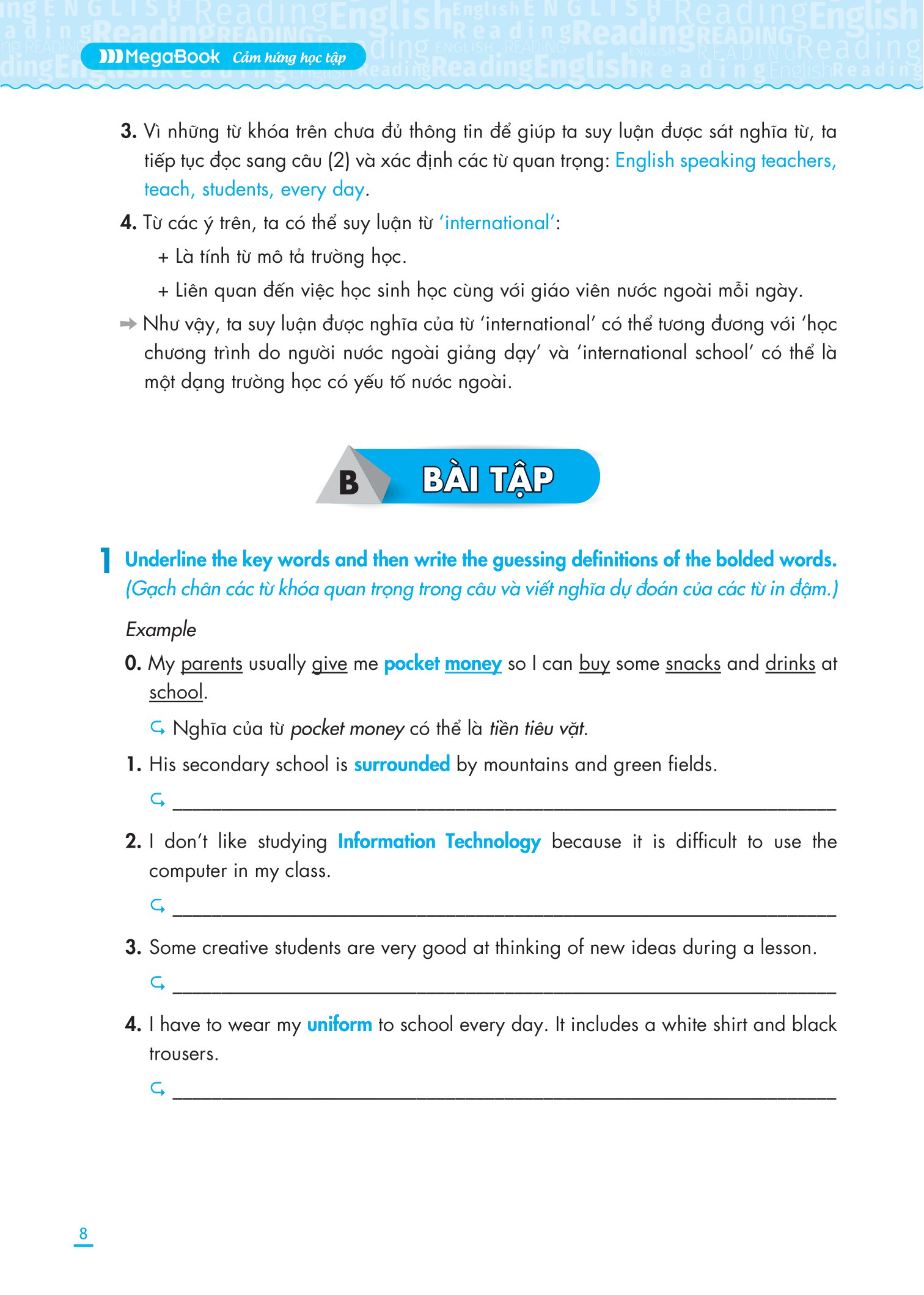 kỹ năng đọc hiểu tiếng anh lớp 6 - Ảnh 9