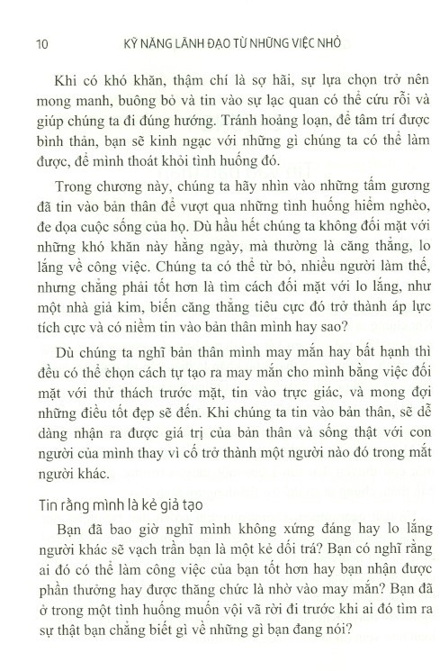 kỹ năng lãnh đạo từ những việc nhỏ - Ảnh 6