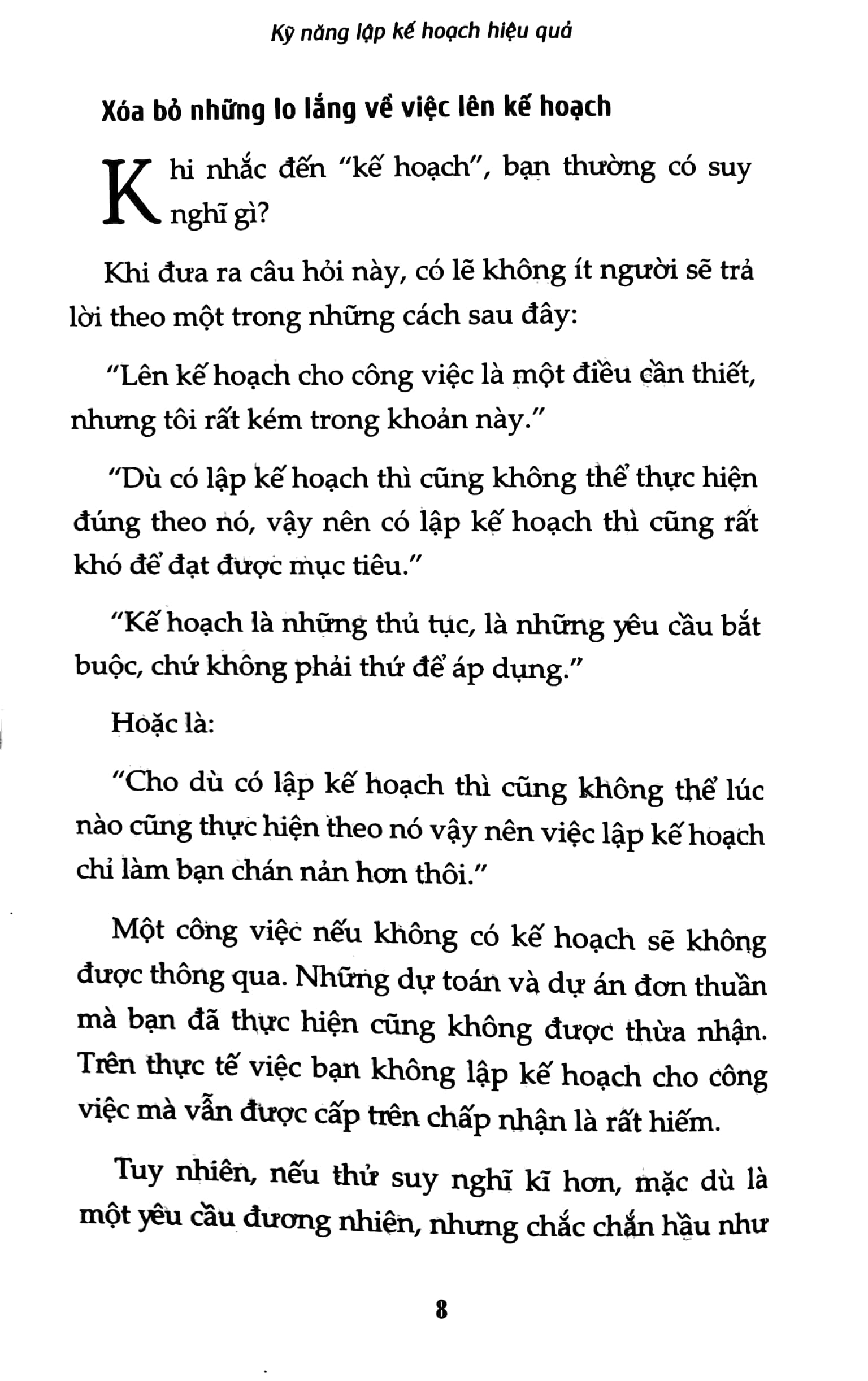 kỹ năng lập kế hoạch hiệu quả (tái bản 2022) - Ảnh 3