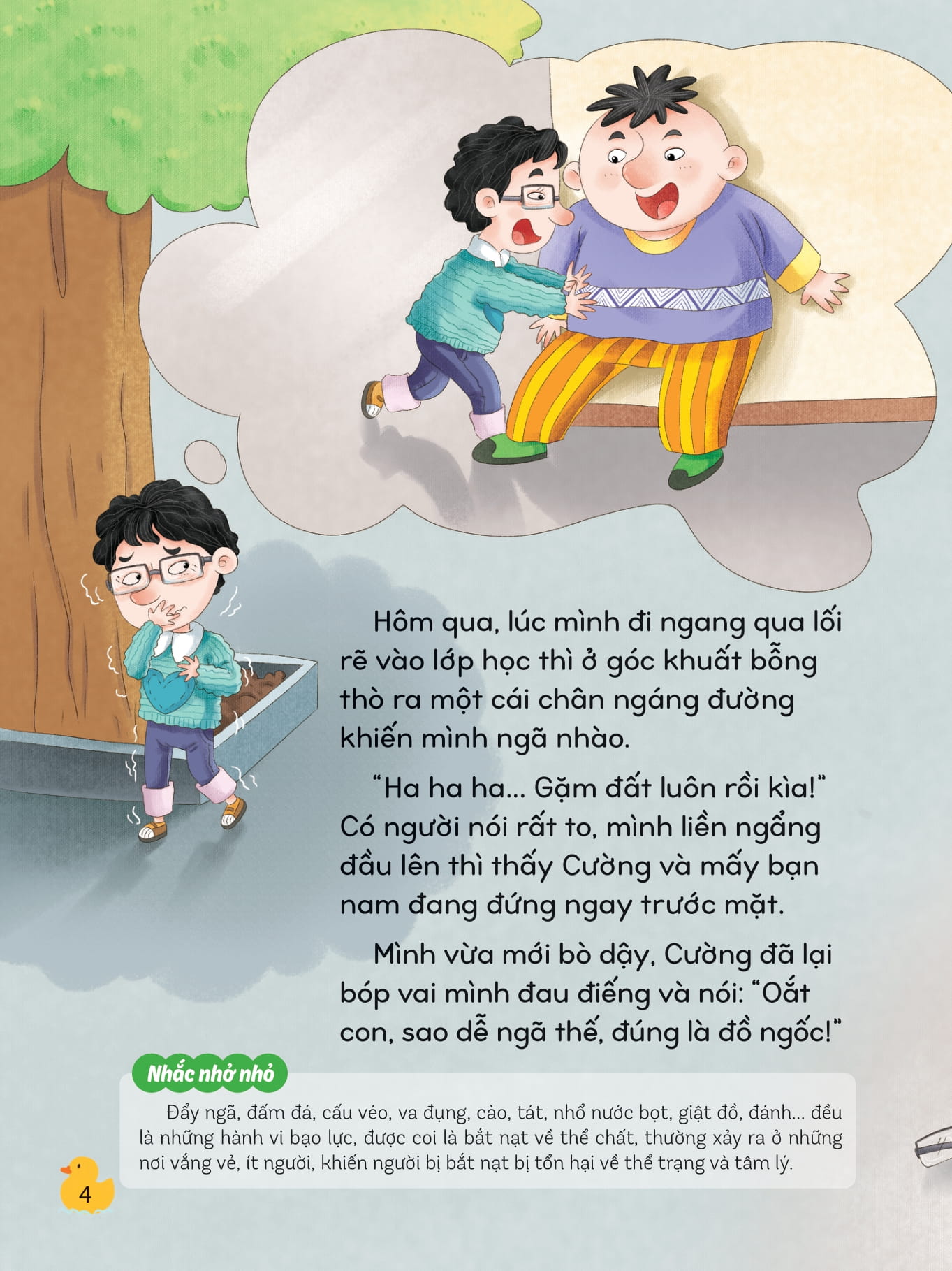 kỹ năng phòng tránh bắt nạt và bạo lực học đường - mình không thích bị đẩy ngã - Ảnh 6