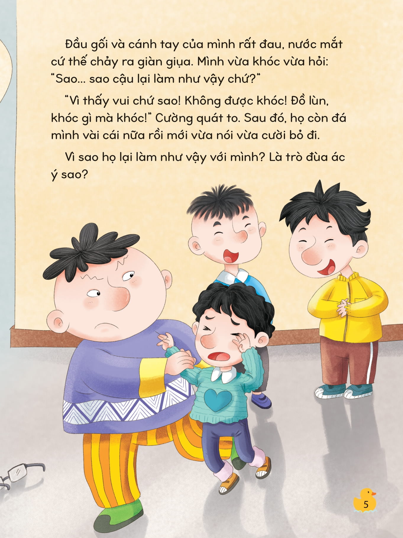 kỹ năng phòng tránh bắt nạt và bạo lực học đường - mình không thích bị đẩy ngã - Ảnh 7
