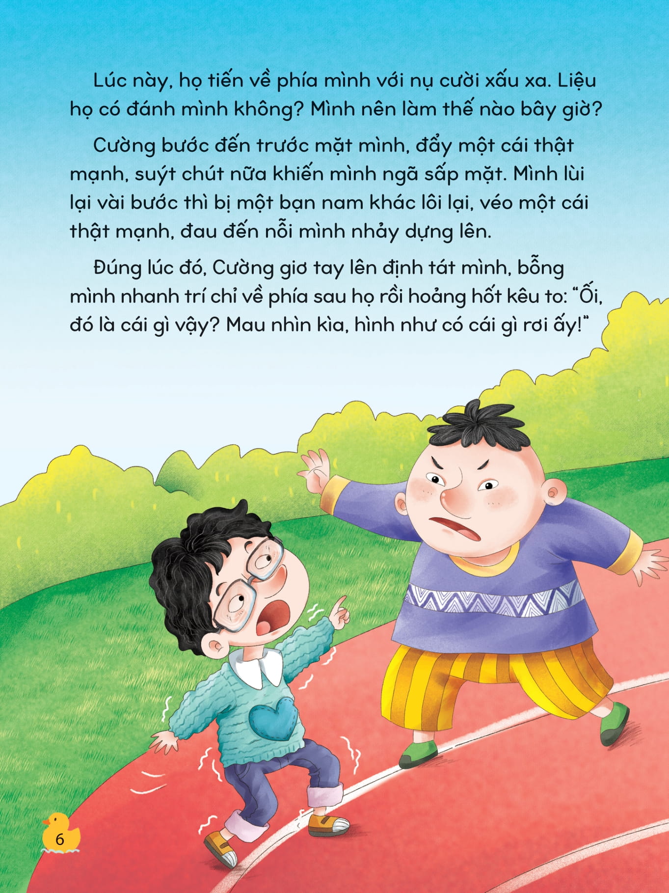 kỹ năng phòng tránh bắt nạt và bạo lực học đường - mình không thích bị đẩy ngã - Ảnh 8