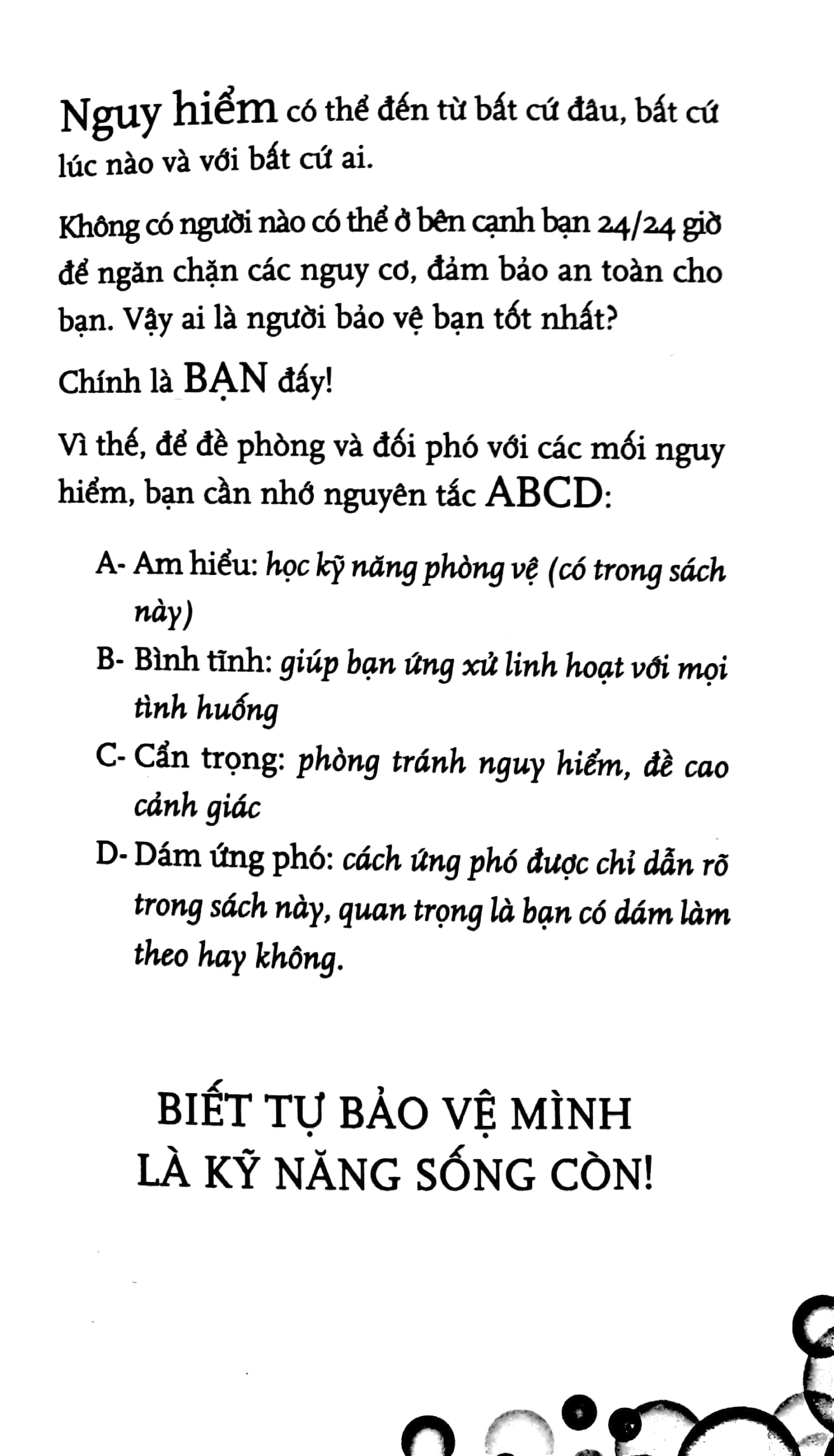 kỹ năng phòng vệ dành cho học sinh (tái bản 2023) - Ảnh 3