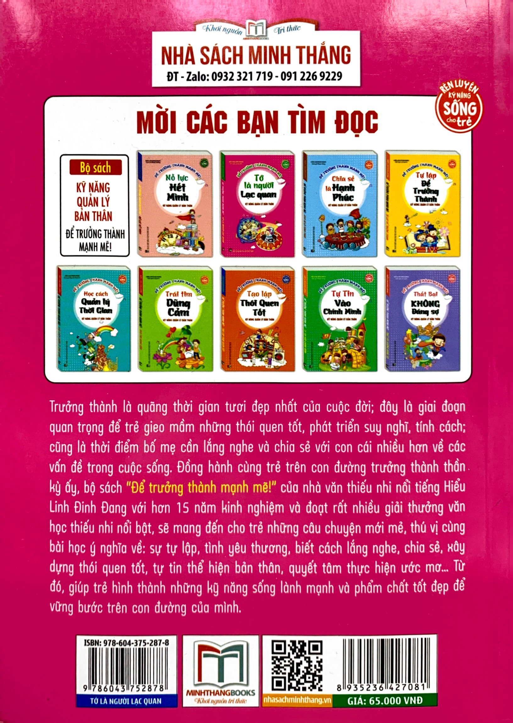 kỹ năng quản lý bản thân - tớ là người lạc quan - Ảnh 7