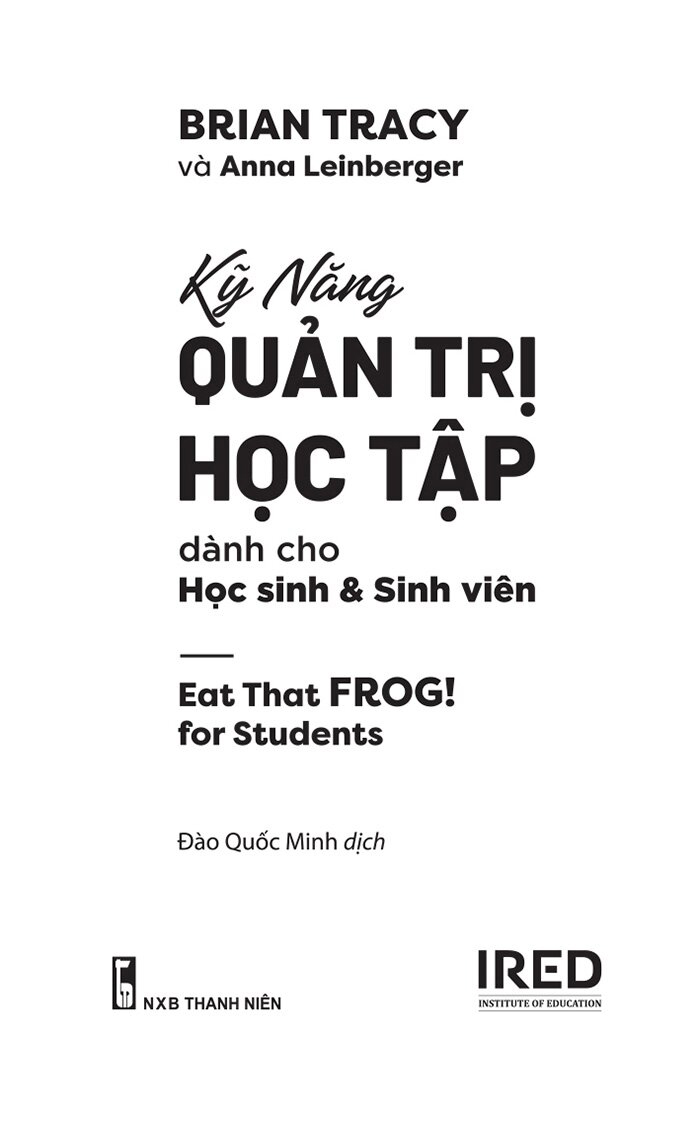 kỹ năng quản trị học tập - dành cho học sinh và sinh viên - Ảnh 3