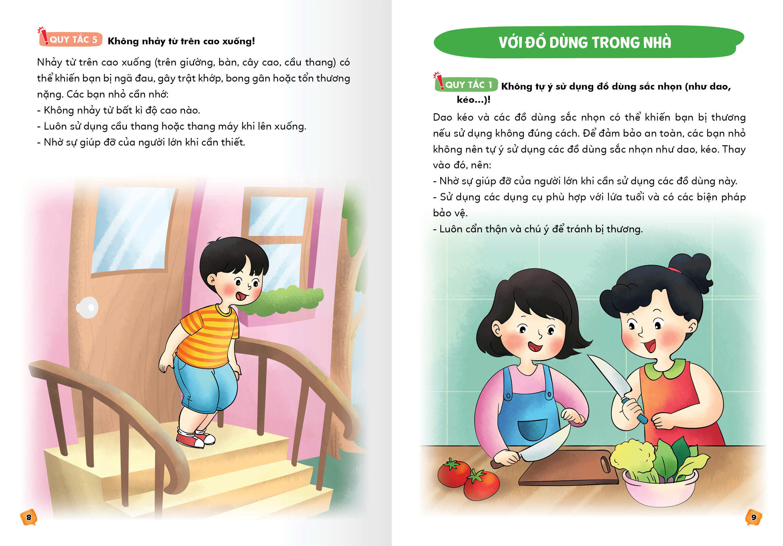 Kỹ Năng Sống An Toàn - Các Quy Tắc An Toàn Khi Trẻ Ở Nhà - Tình Huống Và Cách Xử Lý - Ảnh 7