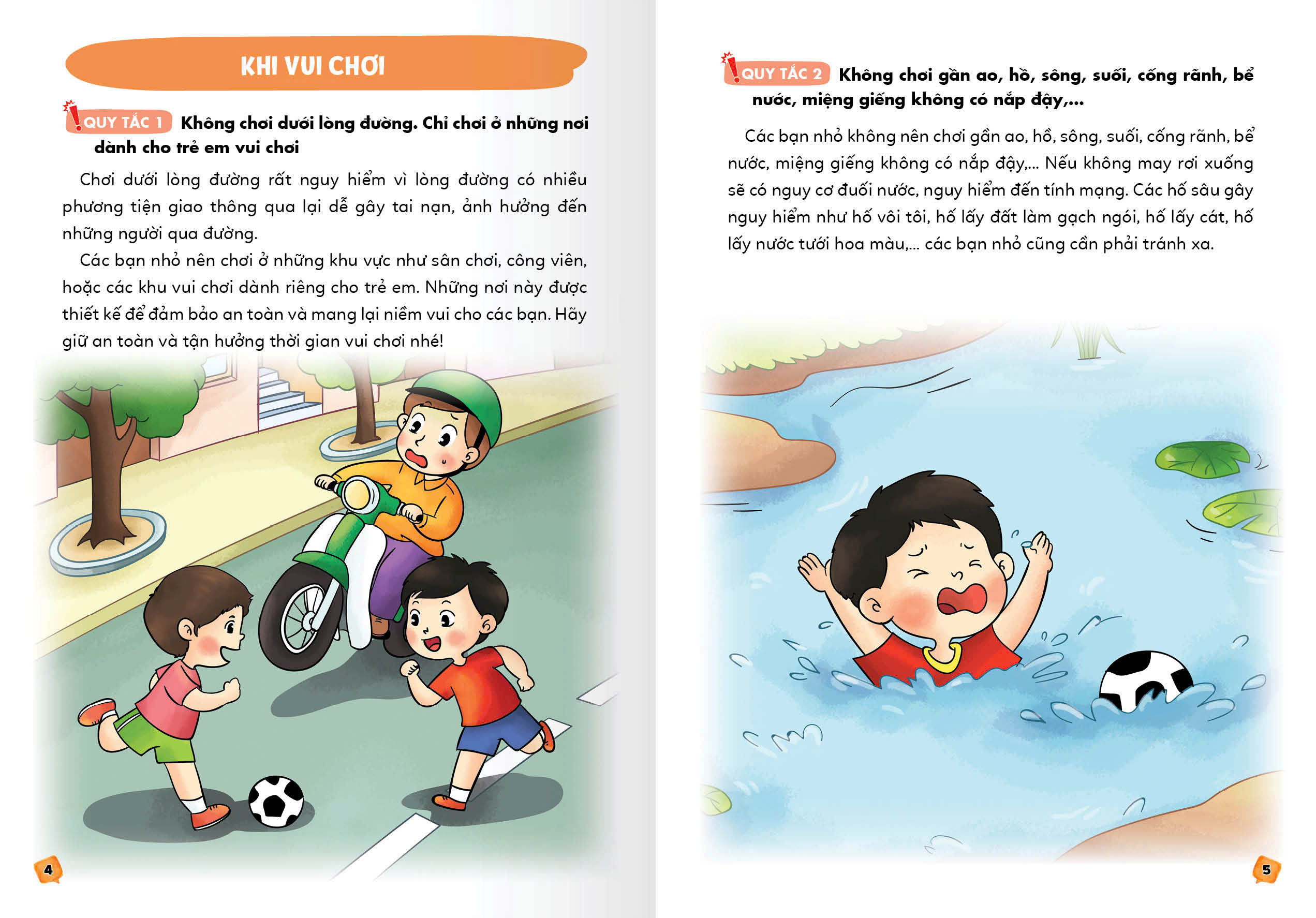 Kỹ Năng Sống An Toàn - Các Quy Tắc An Toàn Khi Trẻ Ở Nơi Công Cộng - Tình Huống Và Cách Xử Lý - Ảnh 3