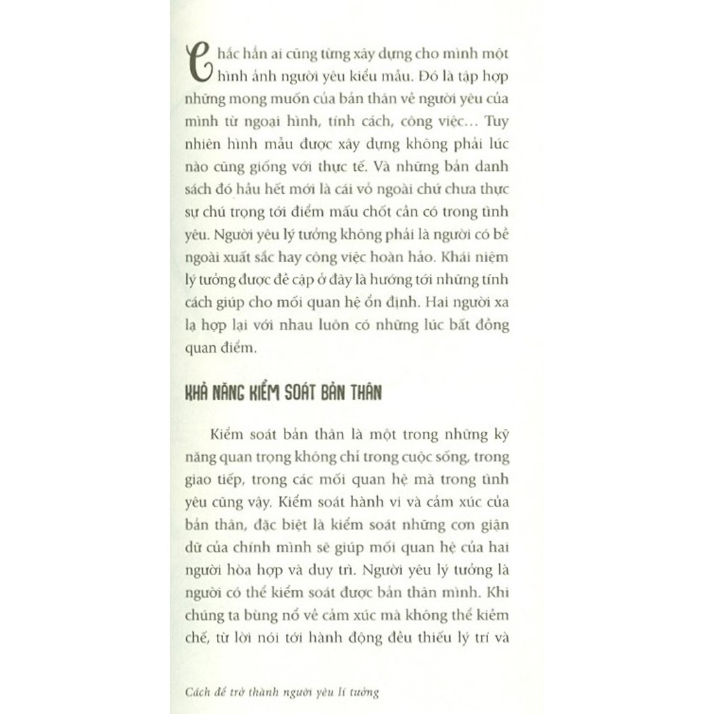 kỹ năng sống - cách để trở thành người yêu lí tưởng - Ảnh 5