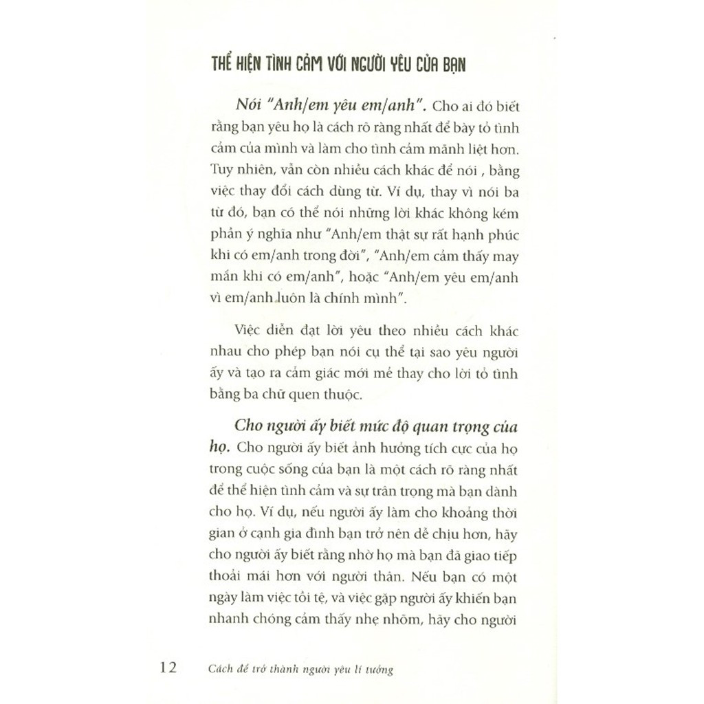 kỹ năng sống - cách để trở thành người yêu lí tưởng - Ảnh 8