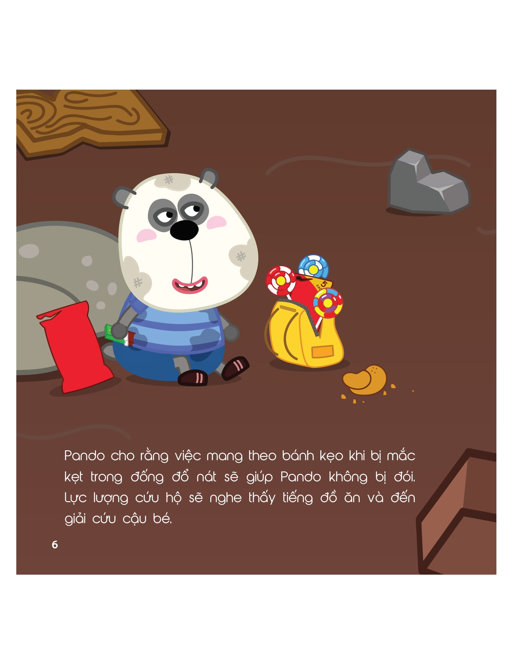 kỹ năng sống - cùng wolfoo rèn kỹ năng an toàn - khi đi xảy ra động đất - Ảnh 6