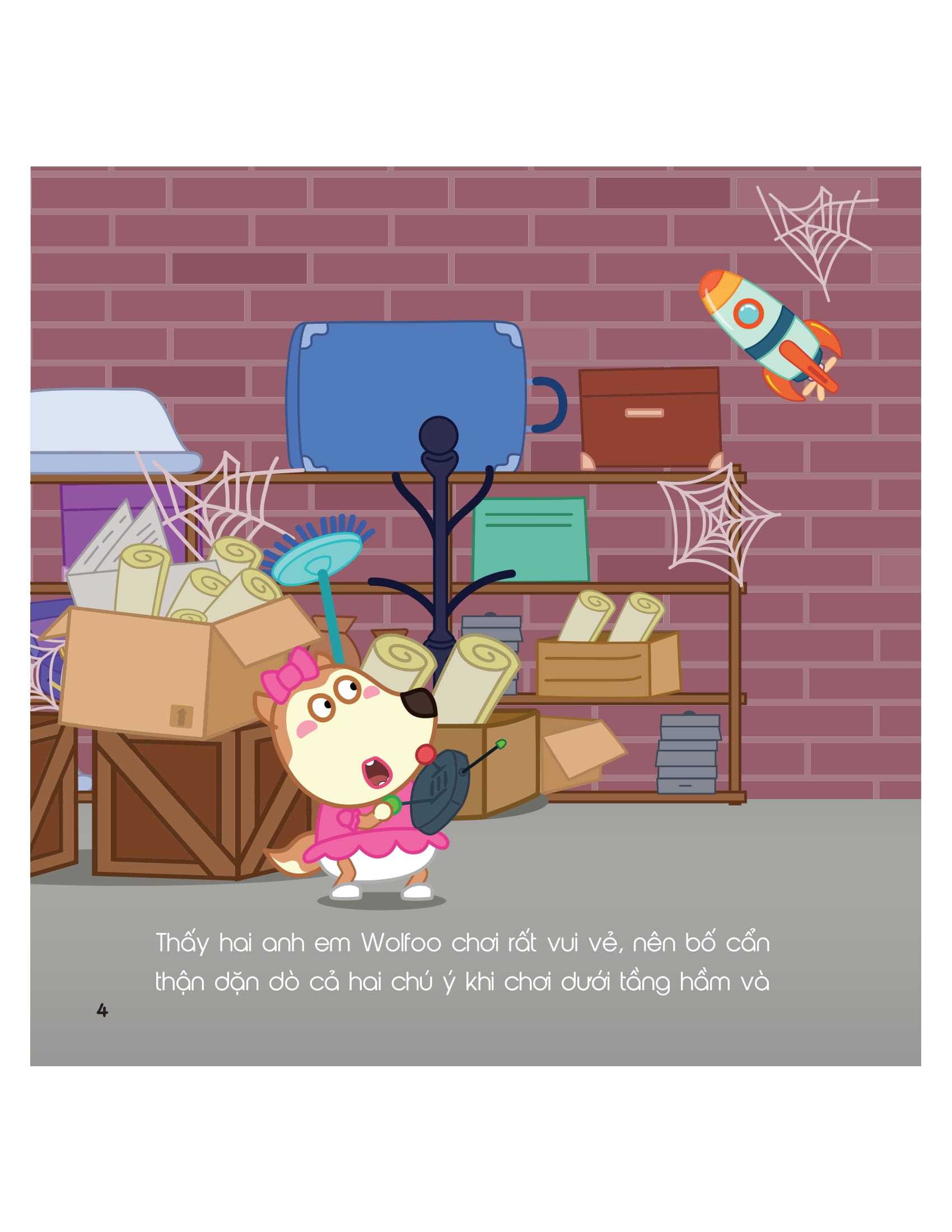 kỹ năng sống - cùng wolfoo rèn kỹ năng an toàn - khi xảy ra hỏa hoạn - Ảnh 4