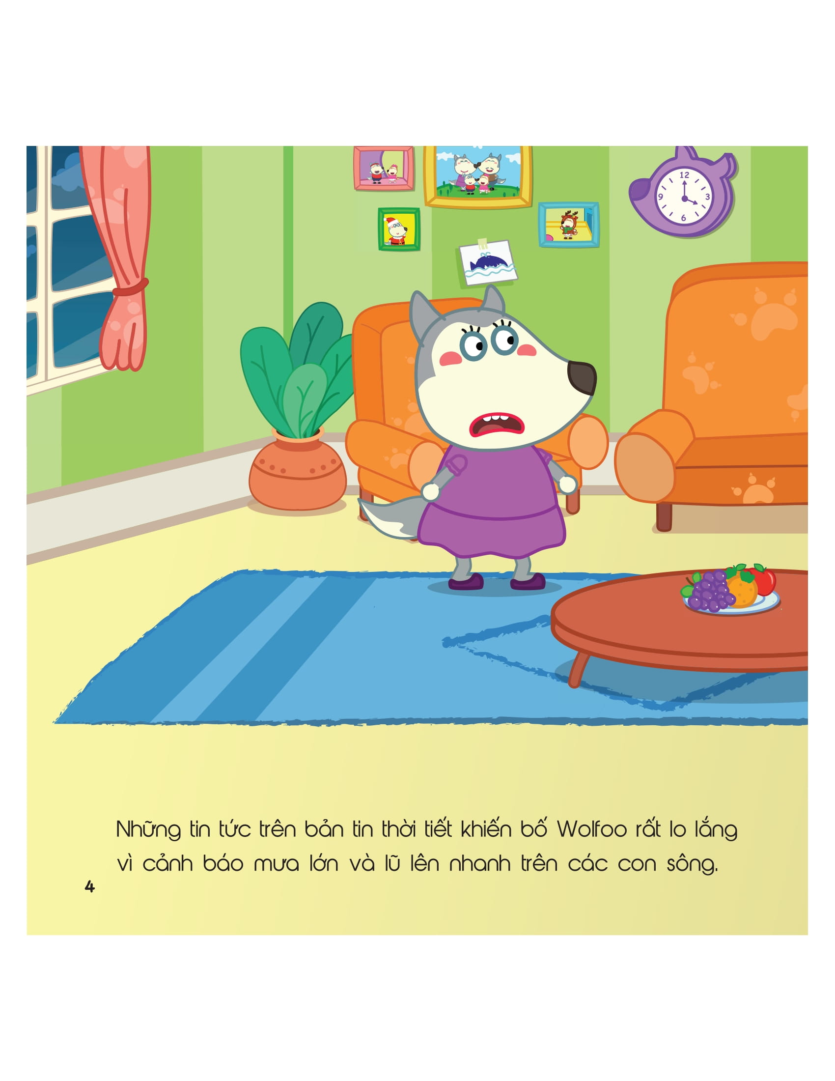 kỹ năng sống - cùng wolfoo rèn kỹ năng an toàn - khi xảy ra lũ lụt - Ảnh 4