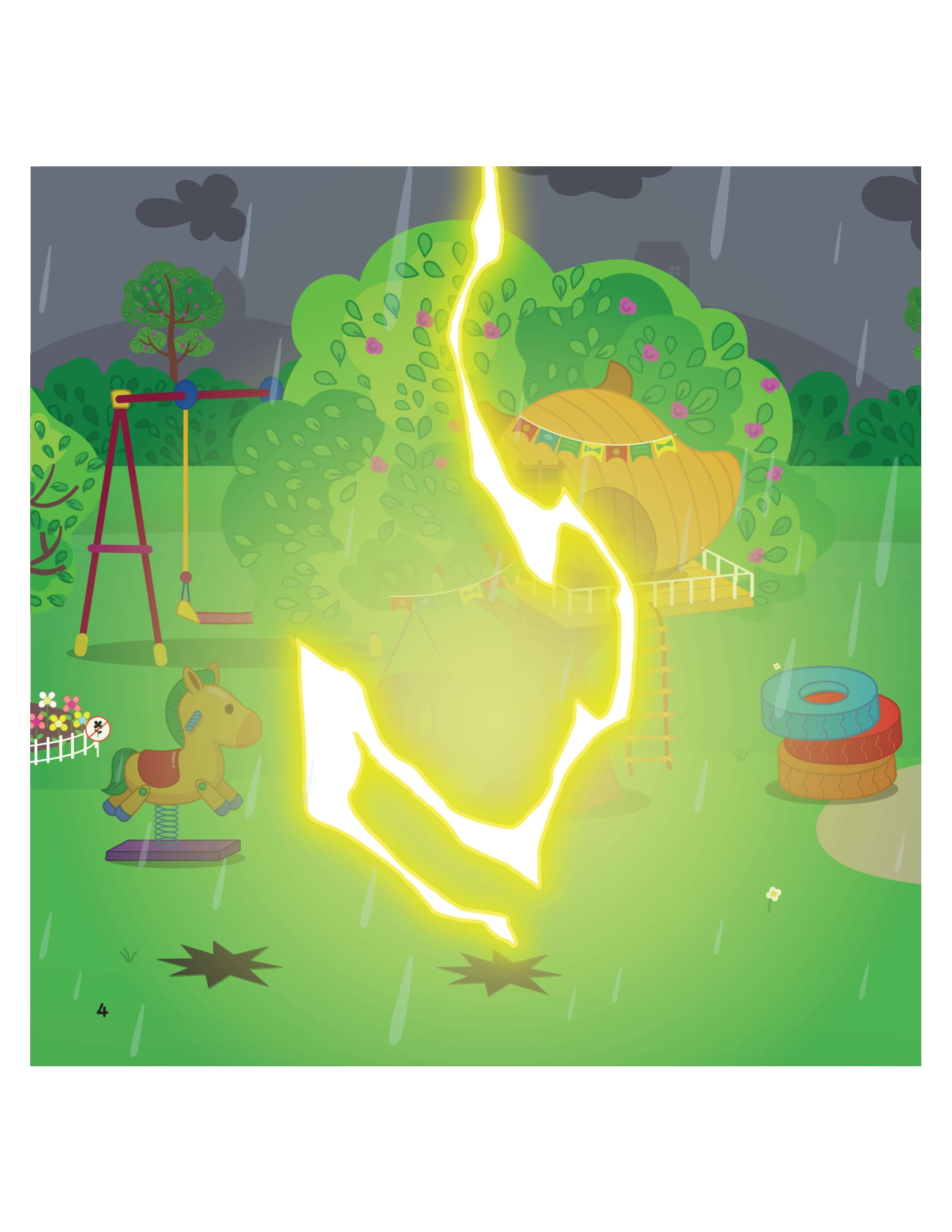 kỹ năng sống - cùng wolfoo rèn kỹ năng an toàn - khi xảy ra mưa bão - Ảnh 4