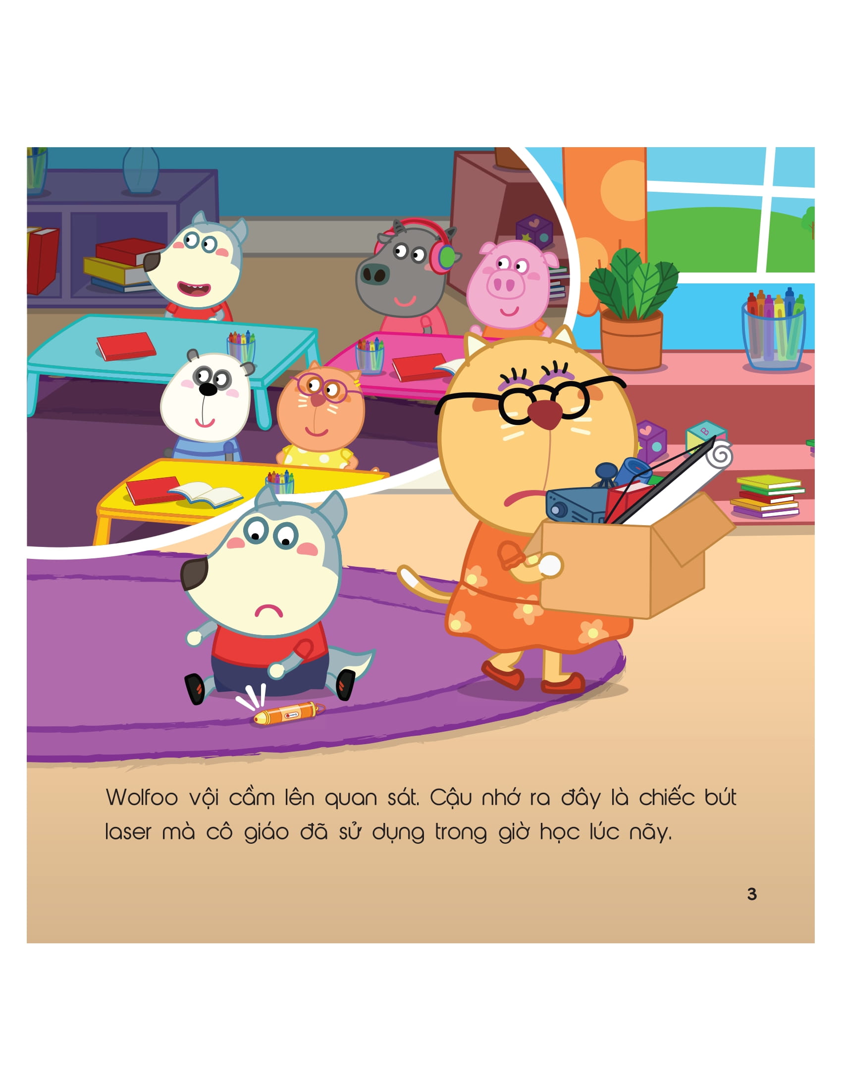kỹ năng sống - cùng wolfoo rèn kỹ năng an toàn - trong lớp học - Ảnh 3