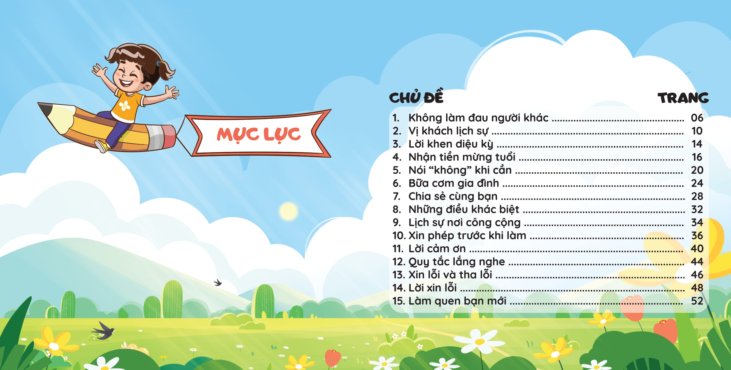 Ky Nang Song Danh Cho Tre Mam Non - Day Be Giao Tiep Ung Xu - Con Biet Noi Cam On Roi - Ảnh 4