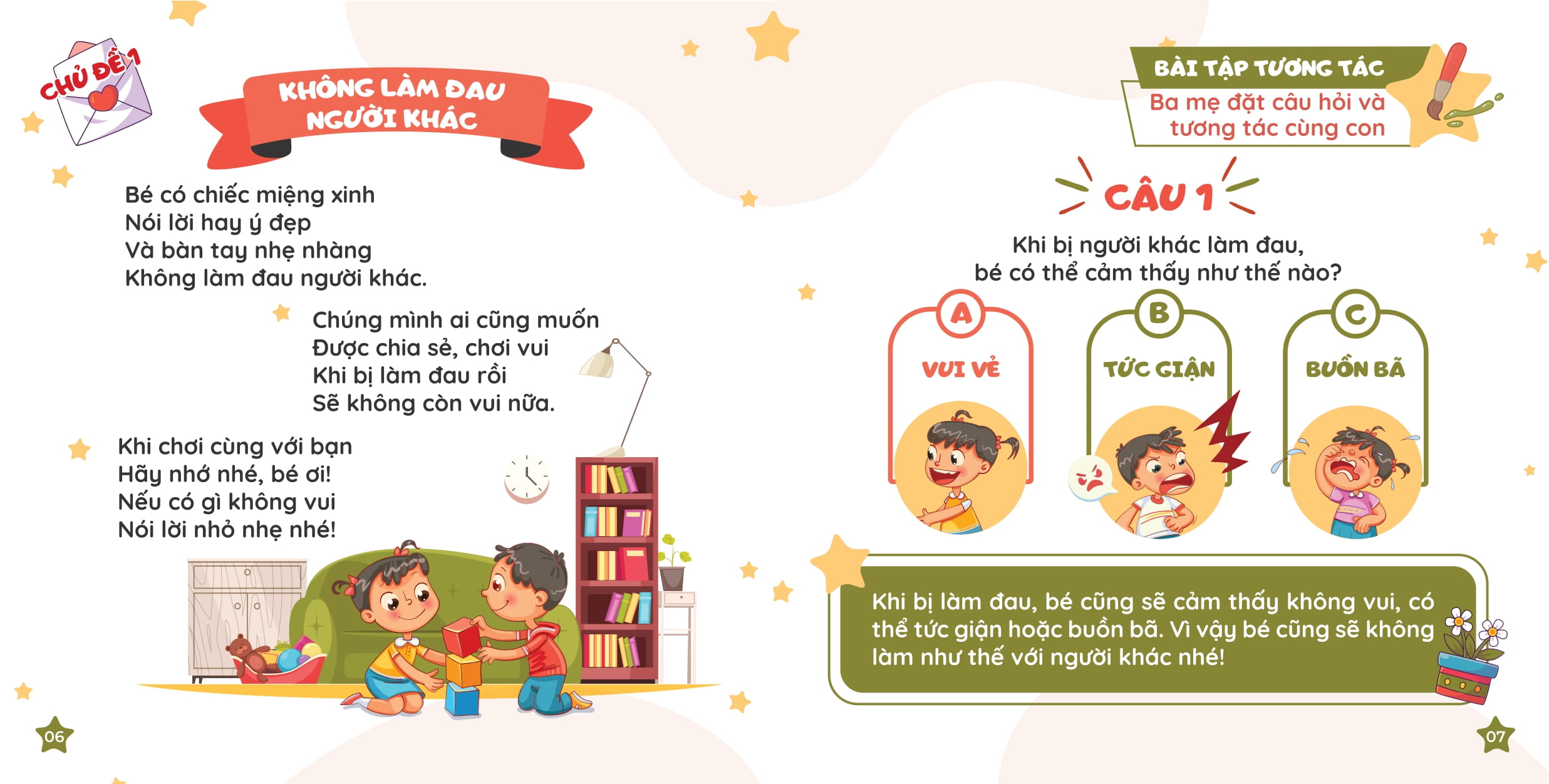 Ky Nang Song Danh Cho Tre Mam Non - Day Be Giao Tiep Ung Xu - Con Biet Noi Cam On Roi - Ảnh 5