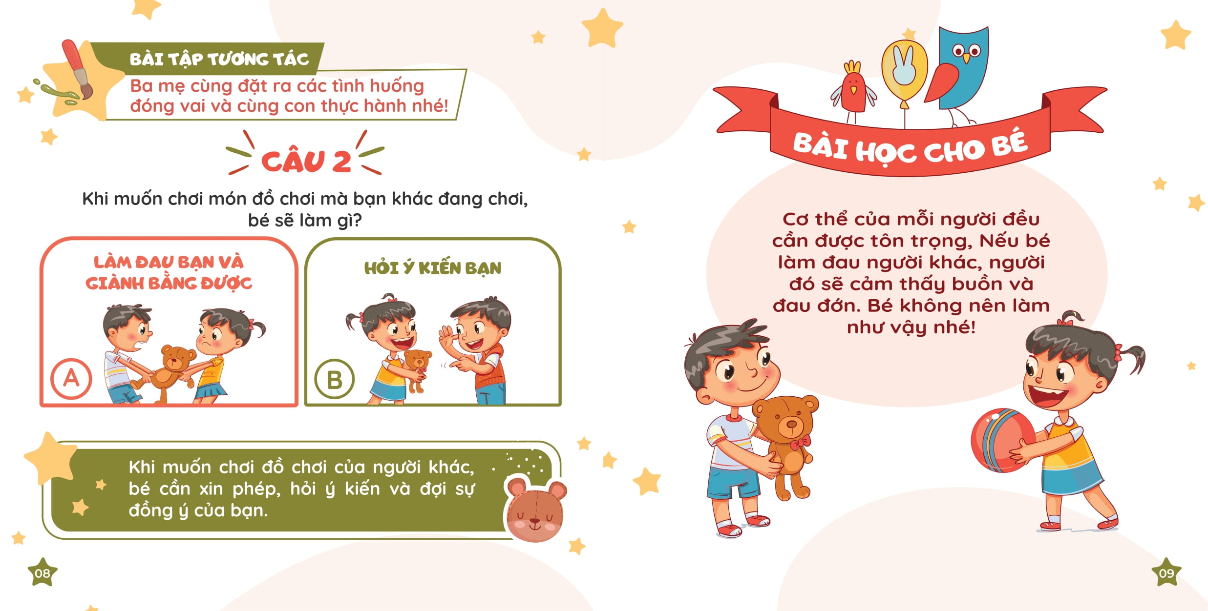 Ky Nang Song Danh Cho Tre Mam Non - Day Be Giao Tiep Ung Xu - Con Biet Noi Cam On Roi - Ảnh 6