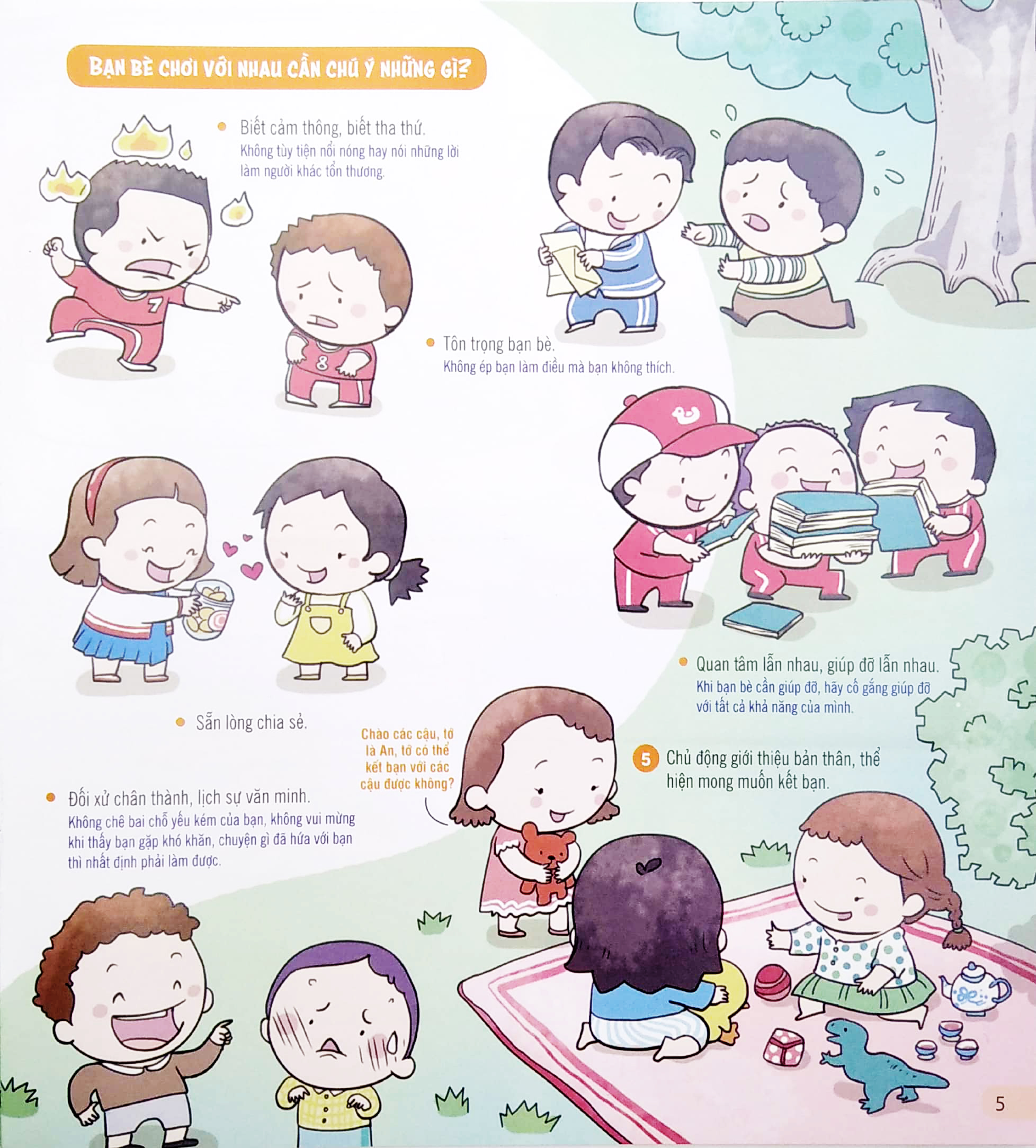 kỹ năng sống đầu đời cho bé - kỹ năng giao tiếp ngoài xã hội - Ảnh 3