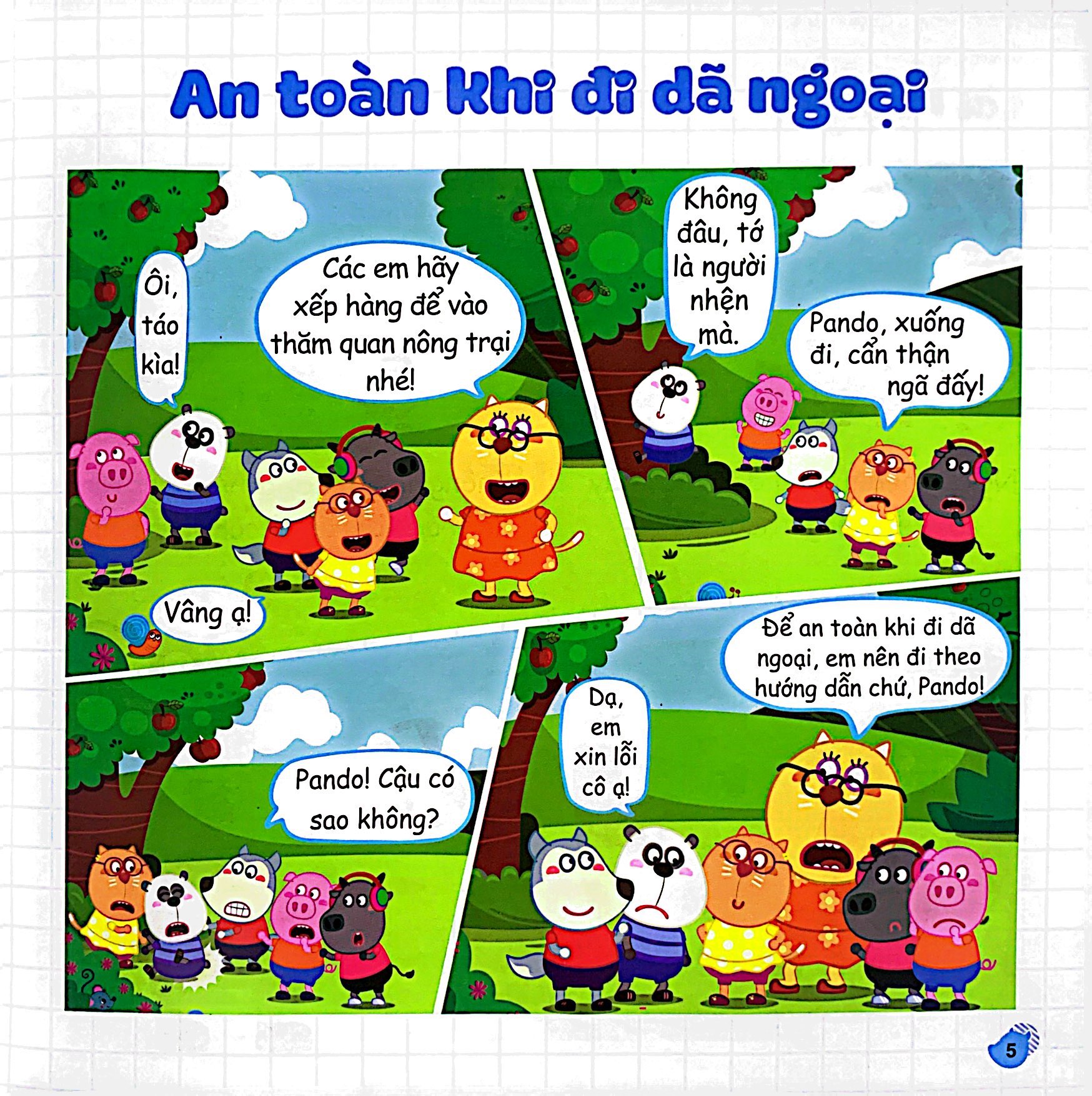 kỹ năng sống - wolfoo học cách bảo vệ bản thân - Ảnh 4