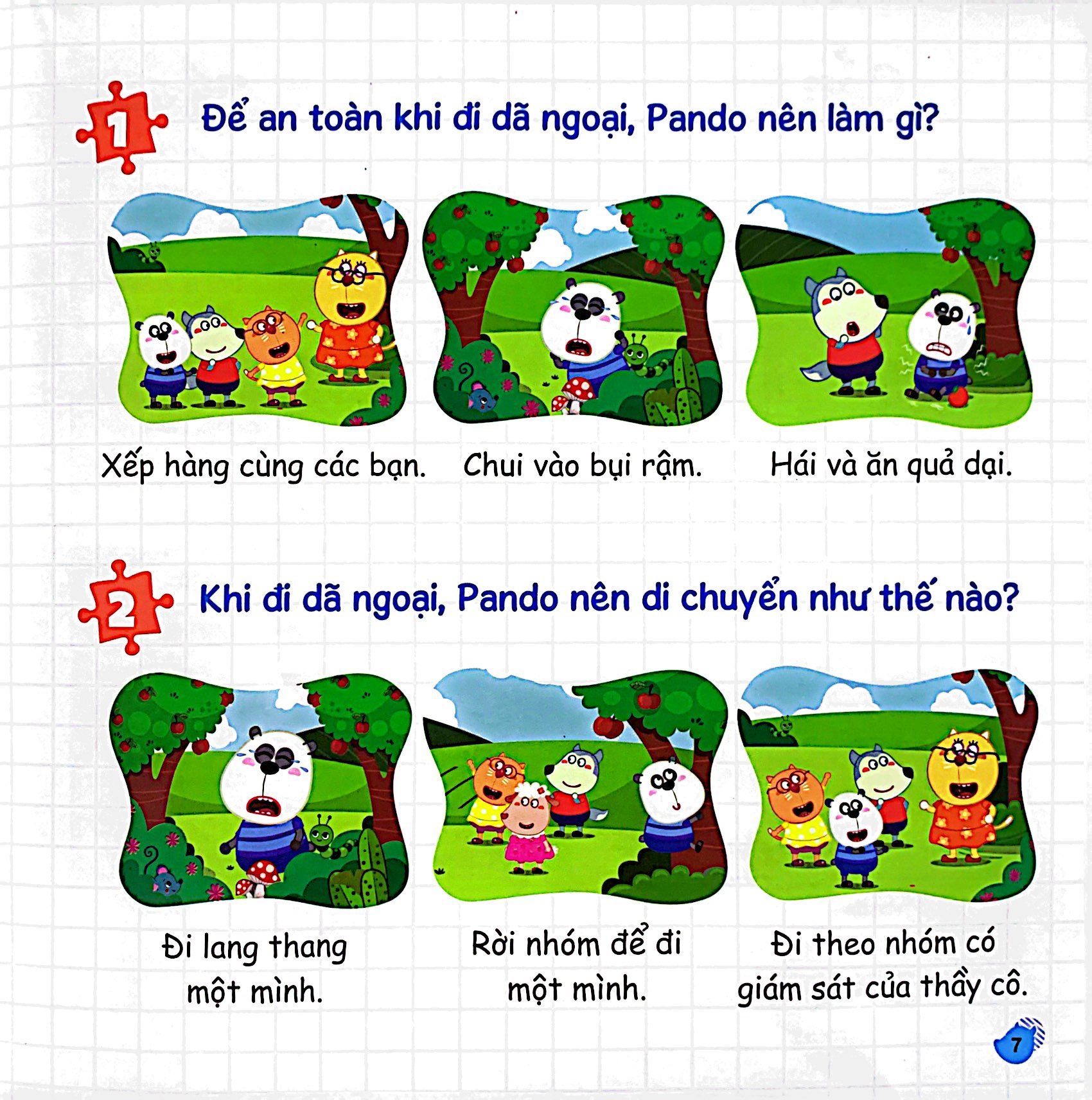 kỹ năng sống - wolfoo học cách bảo vệ bản thân - Ảnh 6