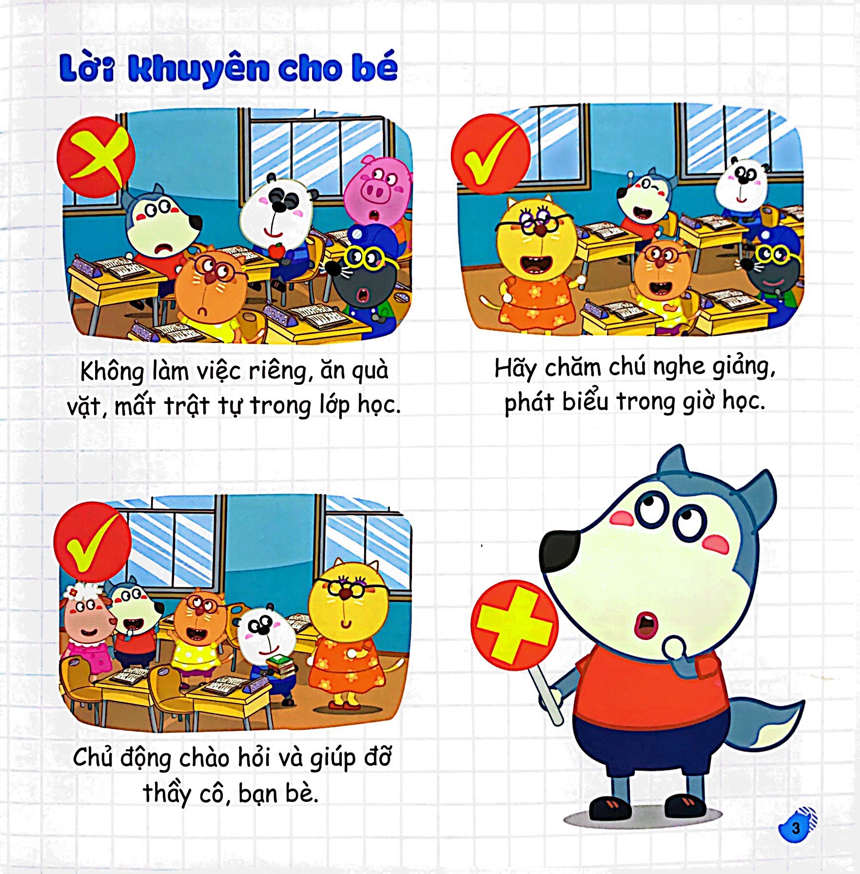 kỹ năng sống - wolfoo học cách giải quyết vấn đề - Ảnh 4