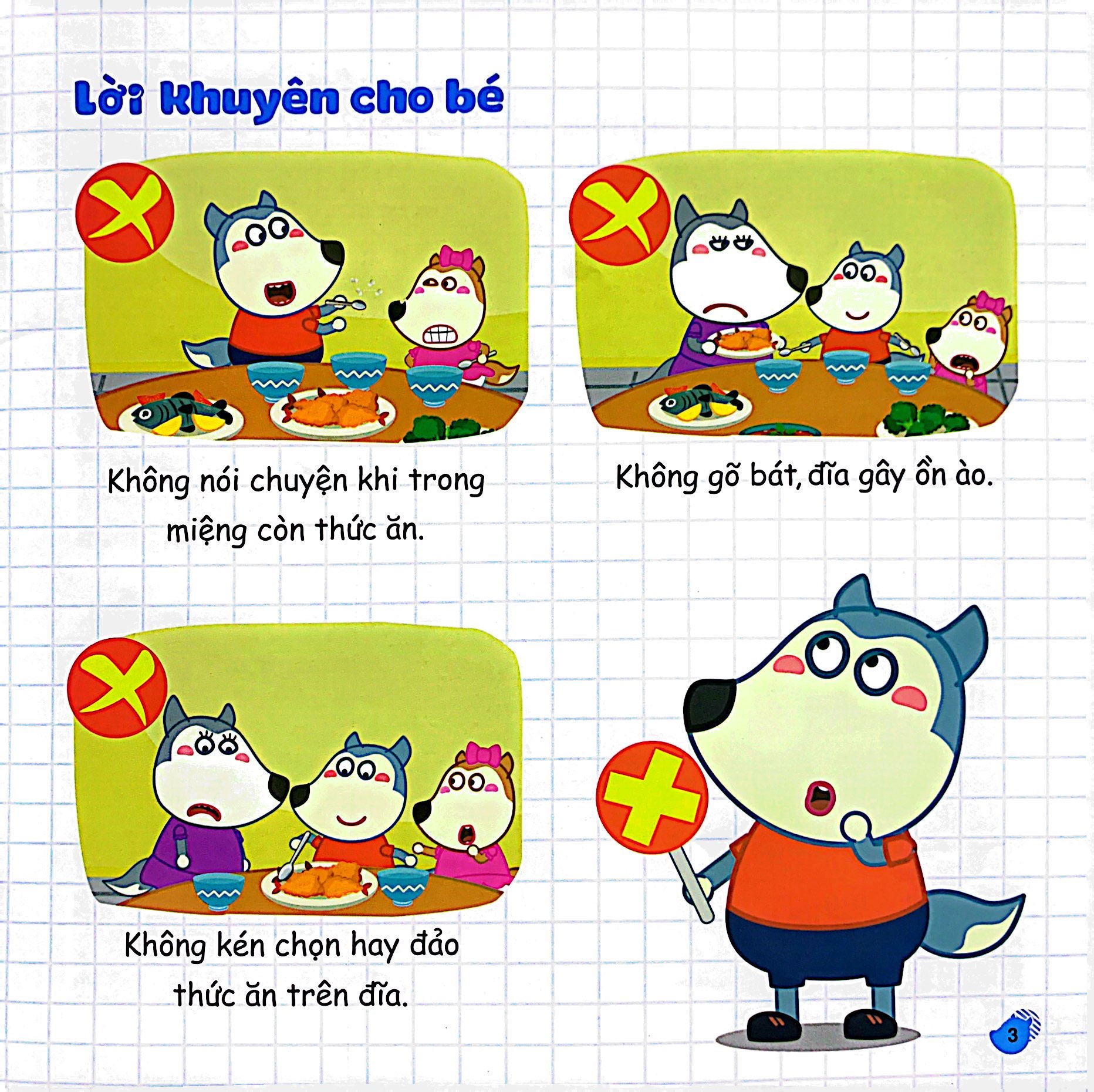 kỹ năng sống - wolfoo học cách giao tiếp ứng xử - Ảnh 4