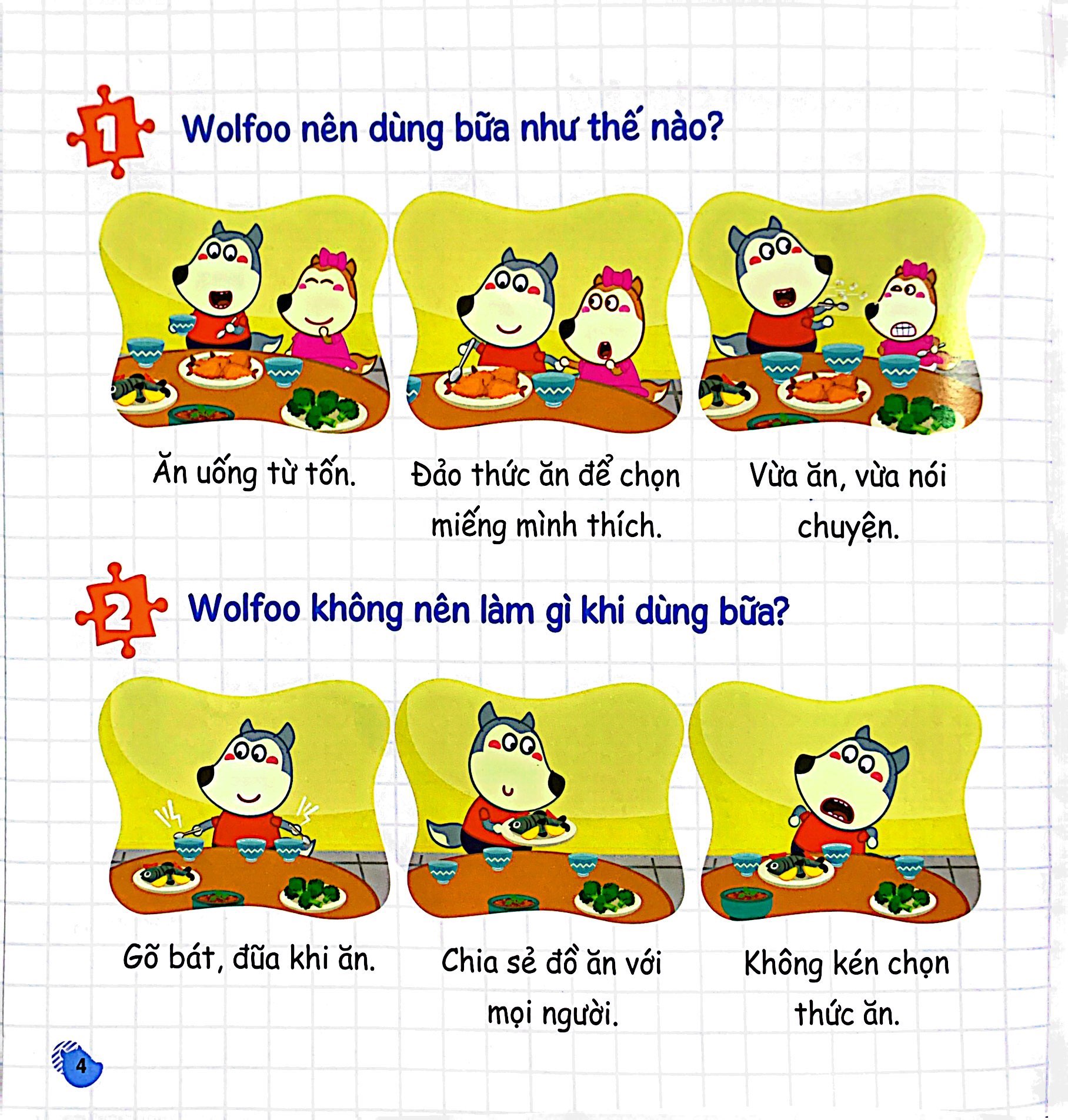 kỹ năng sống - wolfoo học cách giao tiếp ứng xử - Ảnh 5