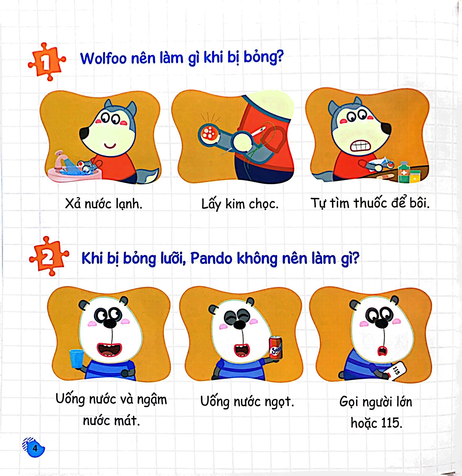 kỹ năng sống - wolfoo học cách giữ an toàn - Ảnh 5