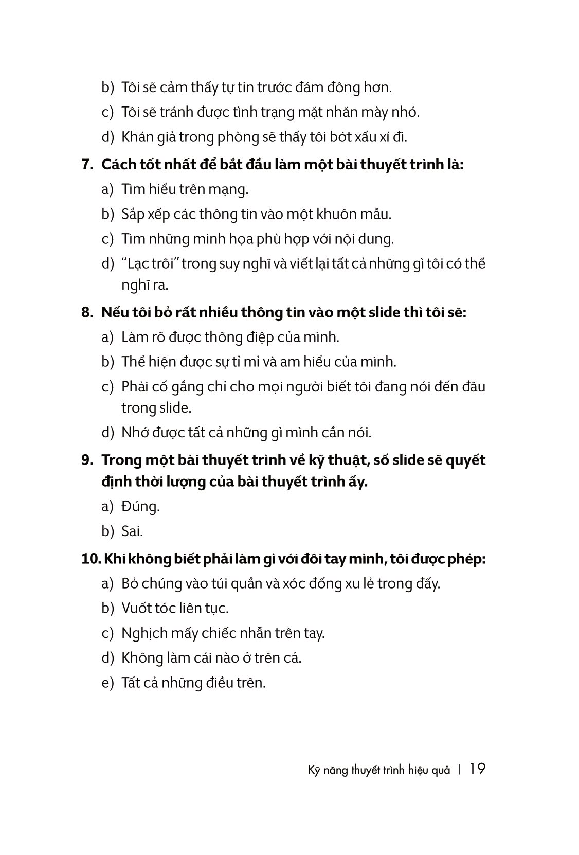 kỹ năng thuyết trình hiệu quả (tái bản 2023) - Ảnh 15