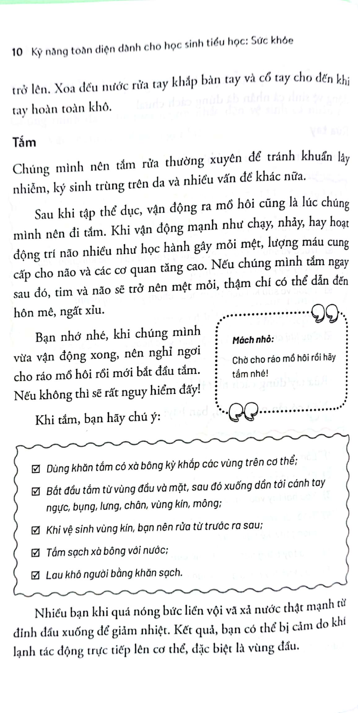 kỹ năng toàn diện dành cho học sinh tiểu học - sức khỏe - Ảnh 6