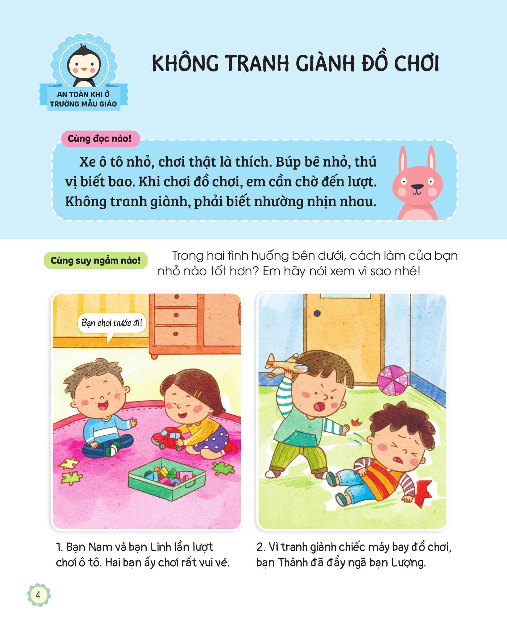 kỹ năng tự bảo vệ bản thân - an toàn khi ở trường mẫu giáo - Ảnh 5