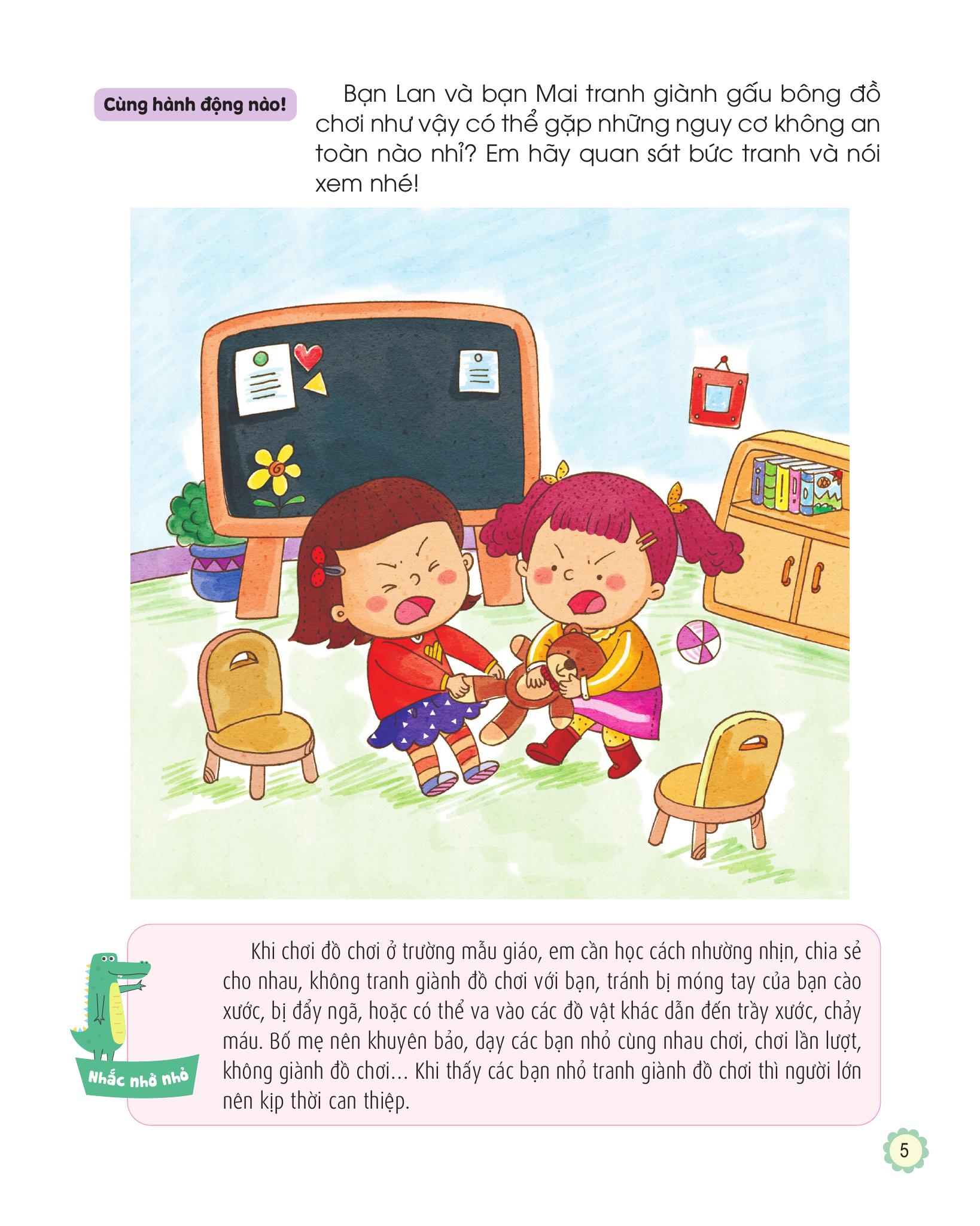 kỹ năng tự bảo vệ bản thân - an toàn khi ở trường mẫu giáo - Ảnh 6