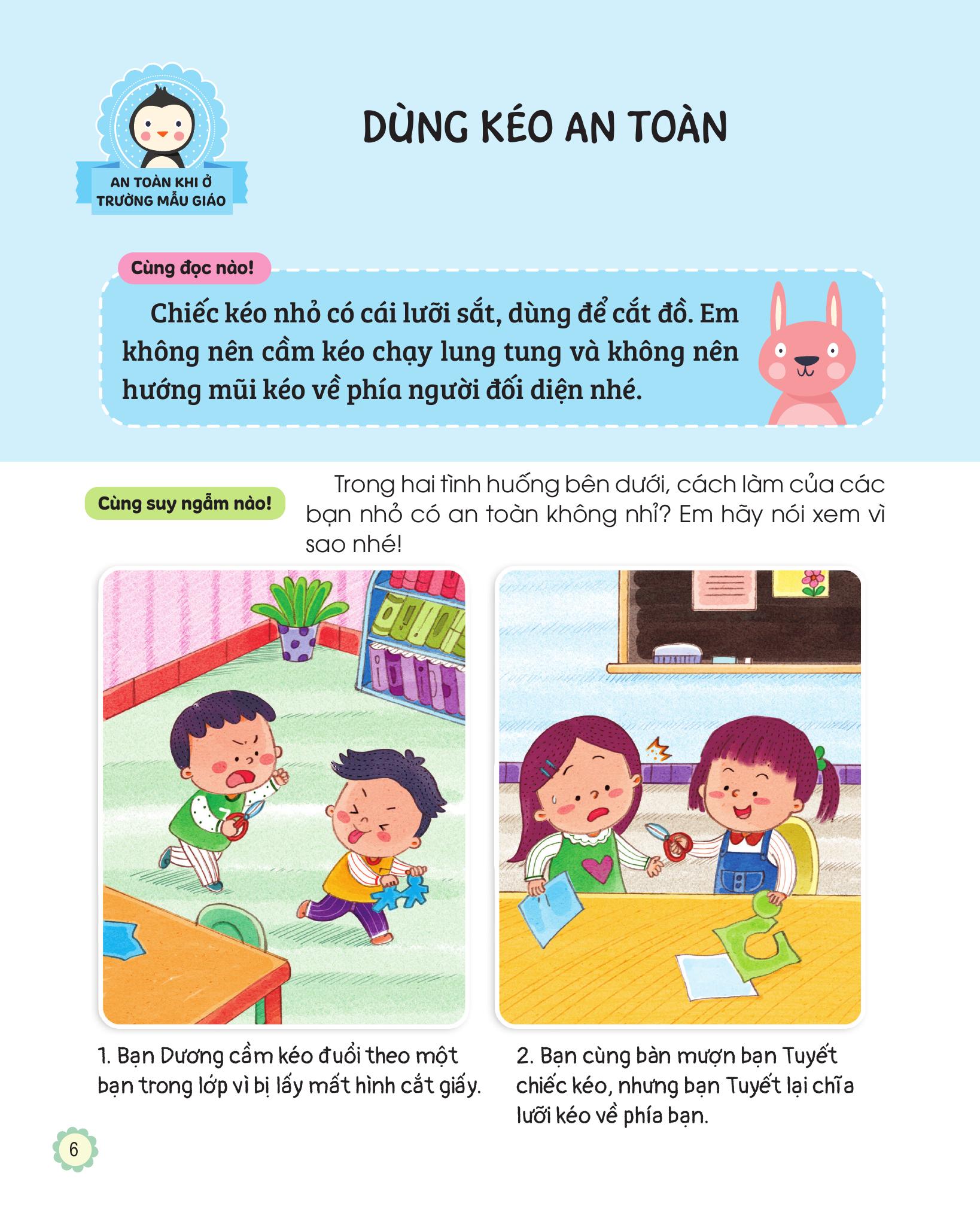 kỹ năng tự bảo vệ bản thân - an toàn khi ở trường mẫu giáo - Ảnh 7