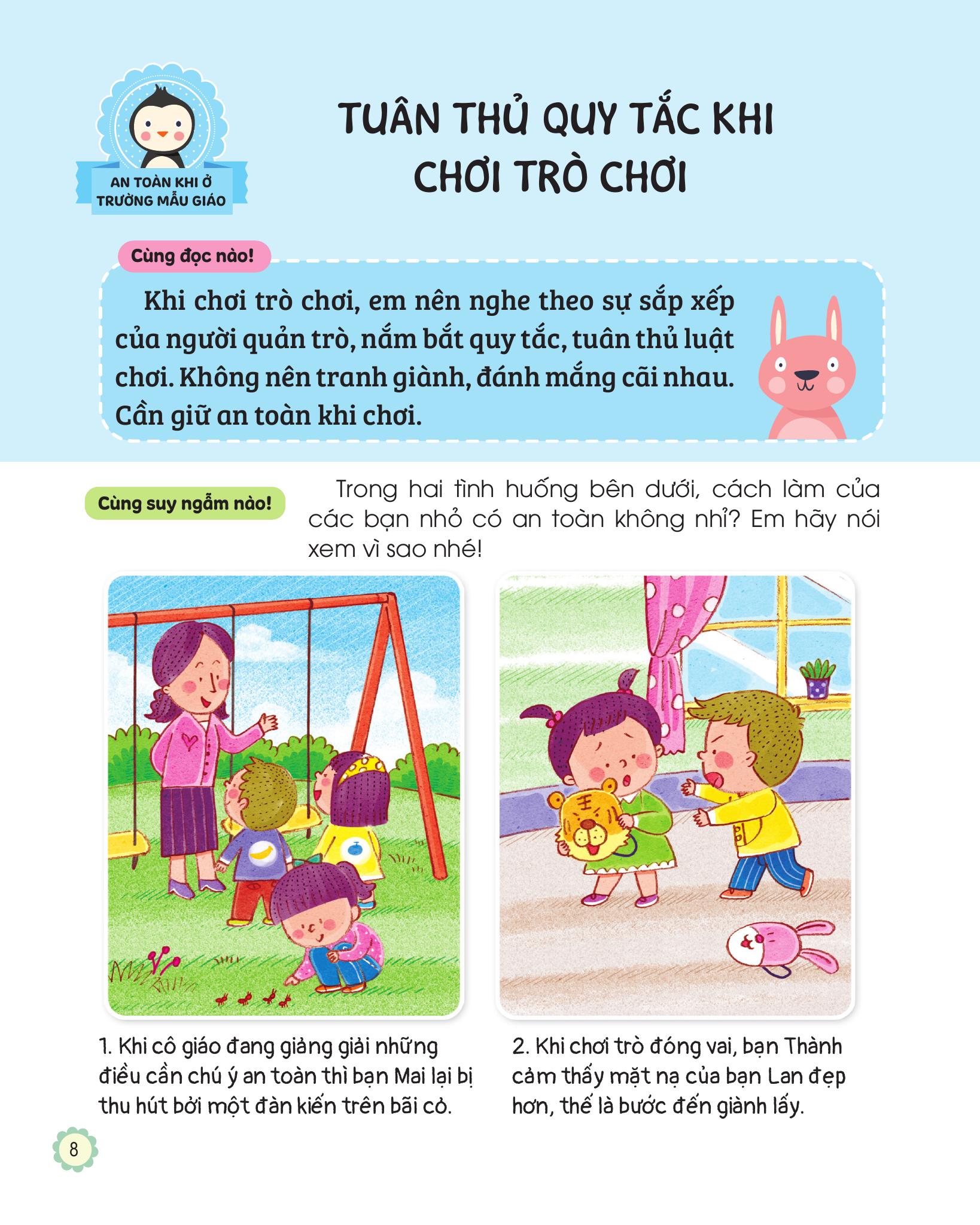 kỹ năng tự bảo vệ bản thân - an toàn khi ở trường mẫu giáo - Ảnh 9