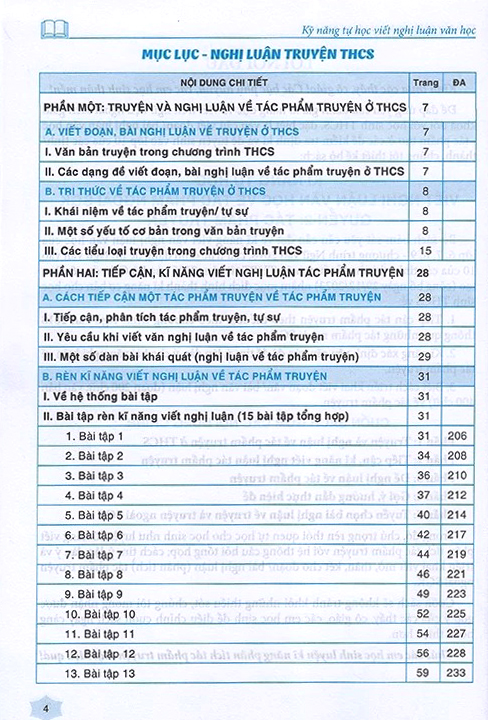 Kỹ Năng Tự Học - Viết Nghị Luận Văn Học Về Tác Phẩm Ngoài SGK - Quyển 2 - Tác Phẩm Truyện (Dùng Cho Lớp 6,7,8,9 Và Luyện Thi Vào Lớp 10 ) - Ảnh 3