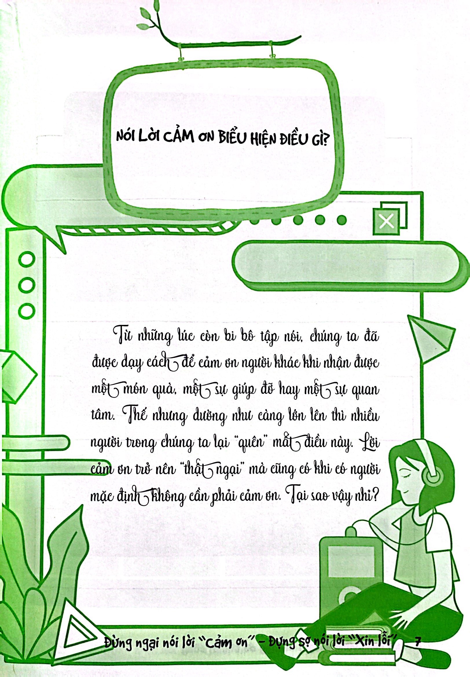 kỹ năng vững vàng sẵn sàng để thành công - đừng ngại nói lời "cảm ơn" - đừng sợ nói lời "xin lỗi" (kỹ năng nhận thức và thể hiện lòng biết ơn, hối lỗi - dùng cho lứa tuổi học sinh phổ thông) - Ảnh 5