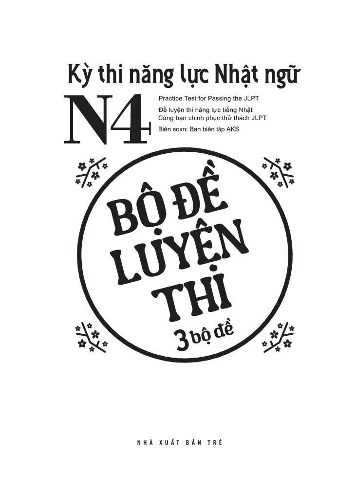 kỳ thi năng lực nhật ngữ n4 - bộ đề luyện thi (3 bộ đề) - Ảnh 3