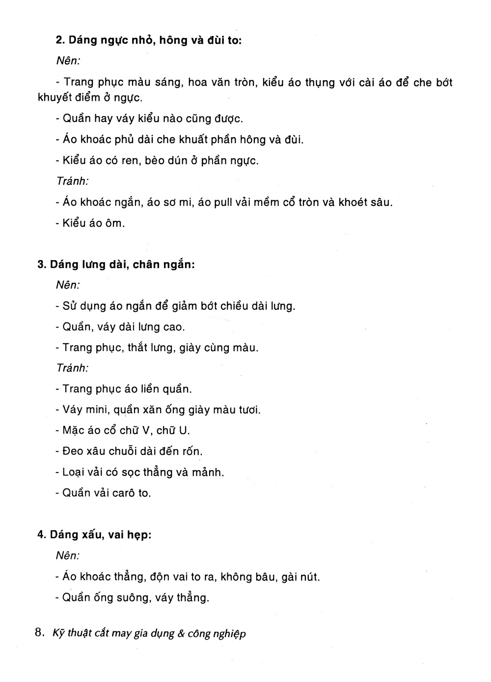 kỹ thuật cắt may gia dụng và công nghiệp - thiết kế thực hành các mẫu trang phục - Ảnh 6