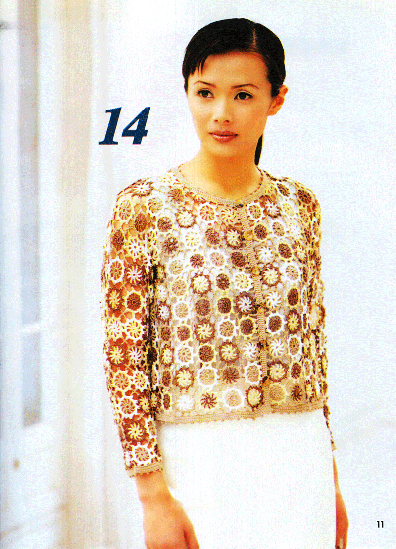 kỹ thuật móc len sợi - thời trang hè thu - Ảnh 12