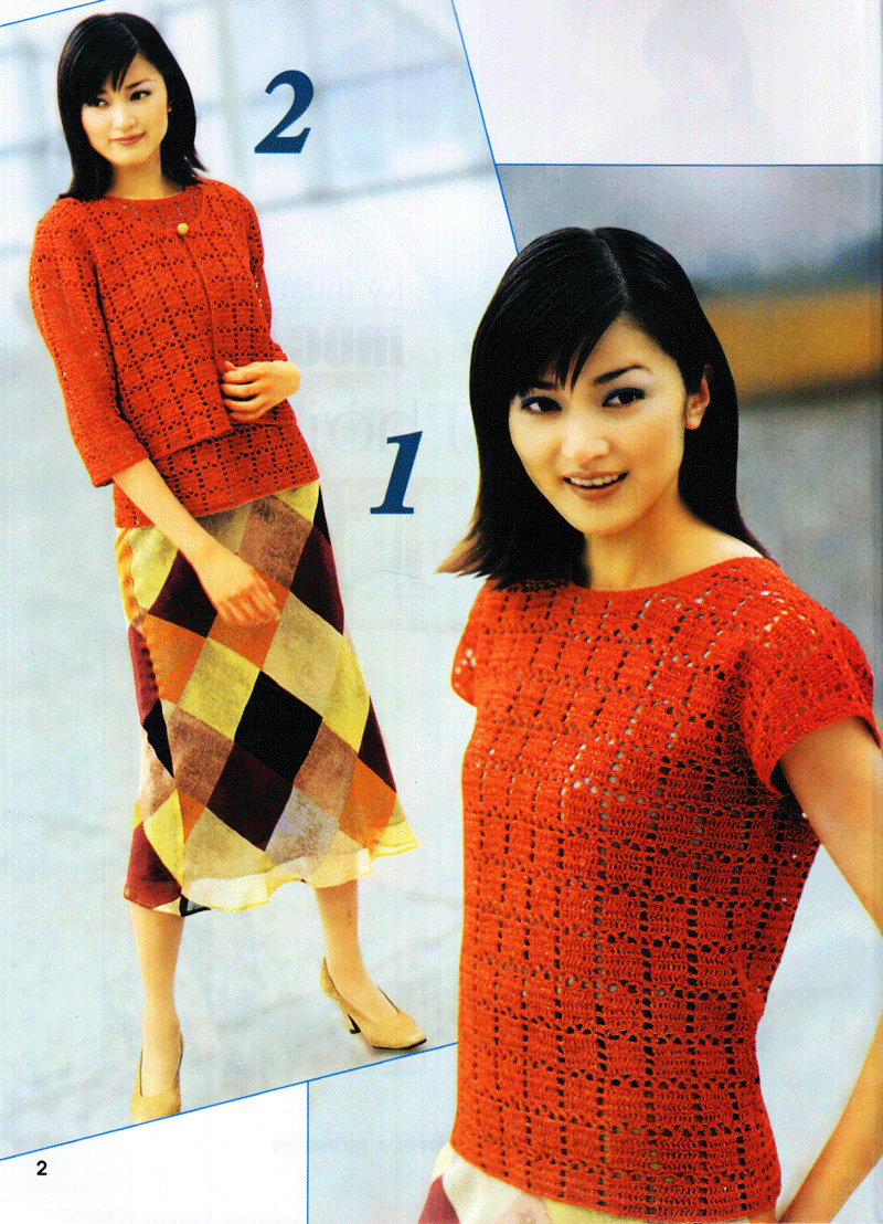 kỹ thuật móc len sợi - thời trang hè thu - Ảnh 3