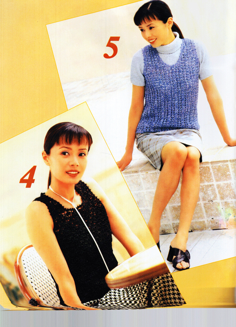 kỹ thuật móc len sợi - thời trang hè thu - Ảnh 5