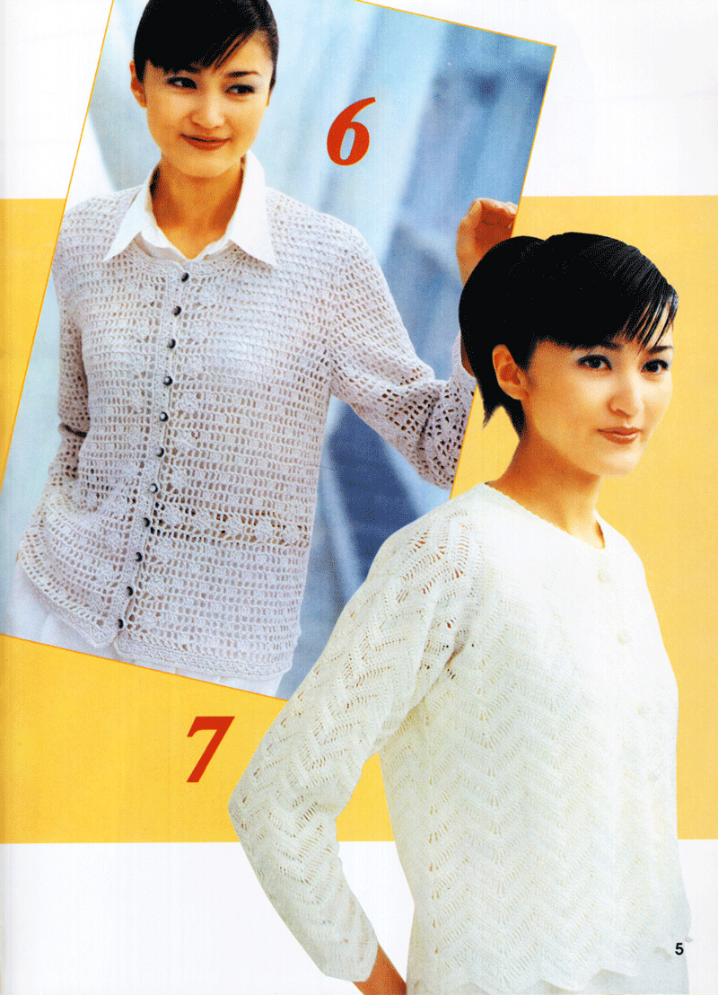 kỹ thuật móc len sợi - thời trang hè thu - Ảnh 6