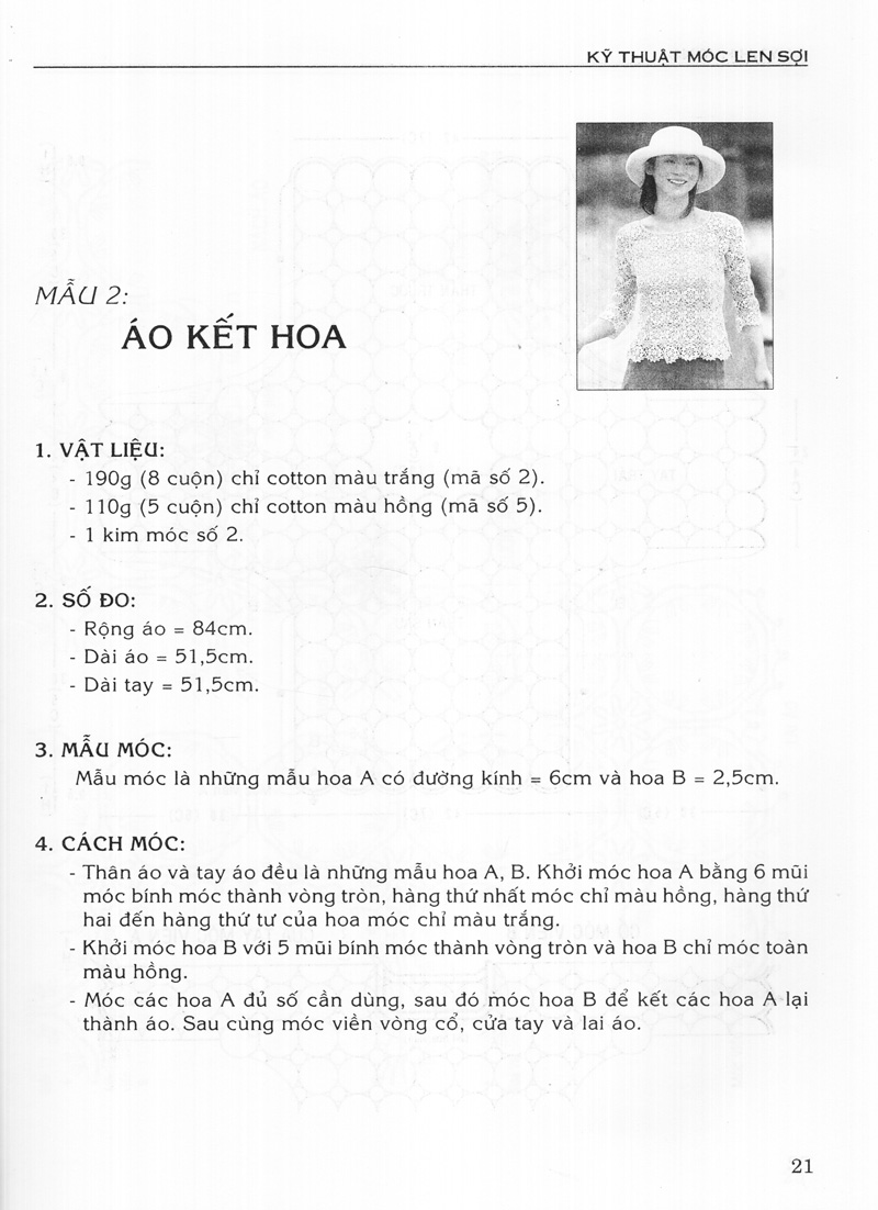 kỹ thuật móc len sợi - thời trang xuân hè - Ảnh 7