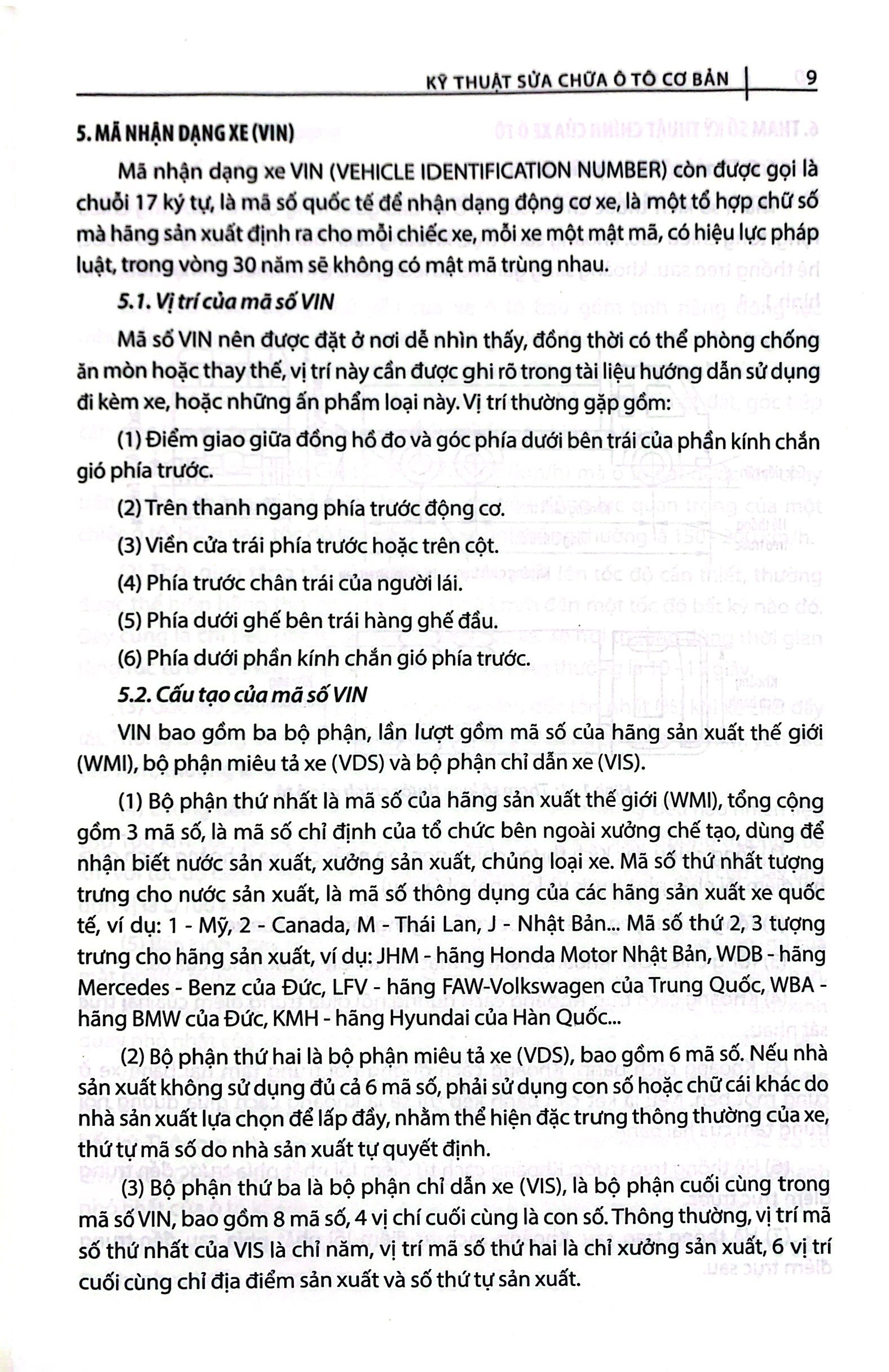 kỹ thuật sửa chữa ô tô cơ bản (tái bản 2023) - Ảnh 7