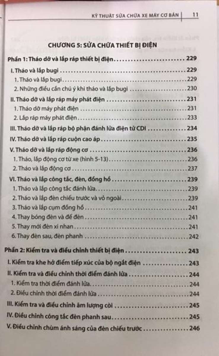 kỹ thuật sửa chữa xe máy cơ bản (tái bản 2019) - Ảnh 3