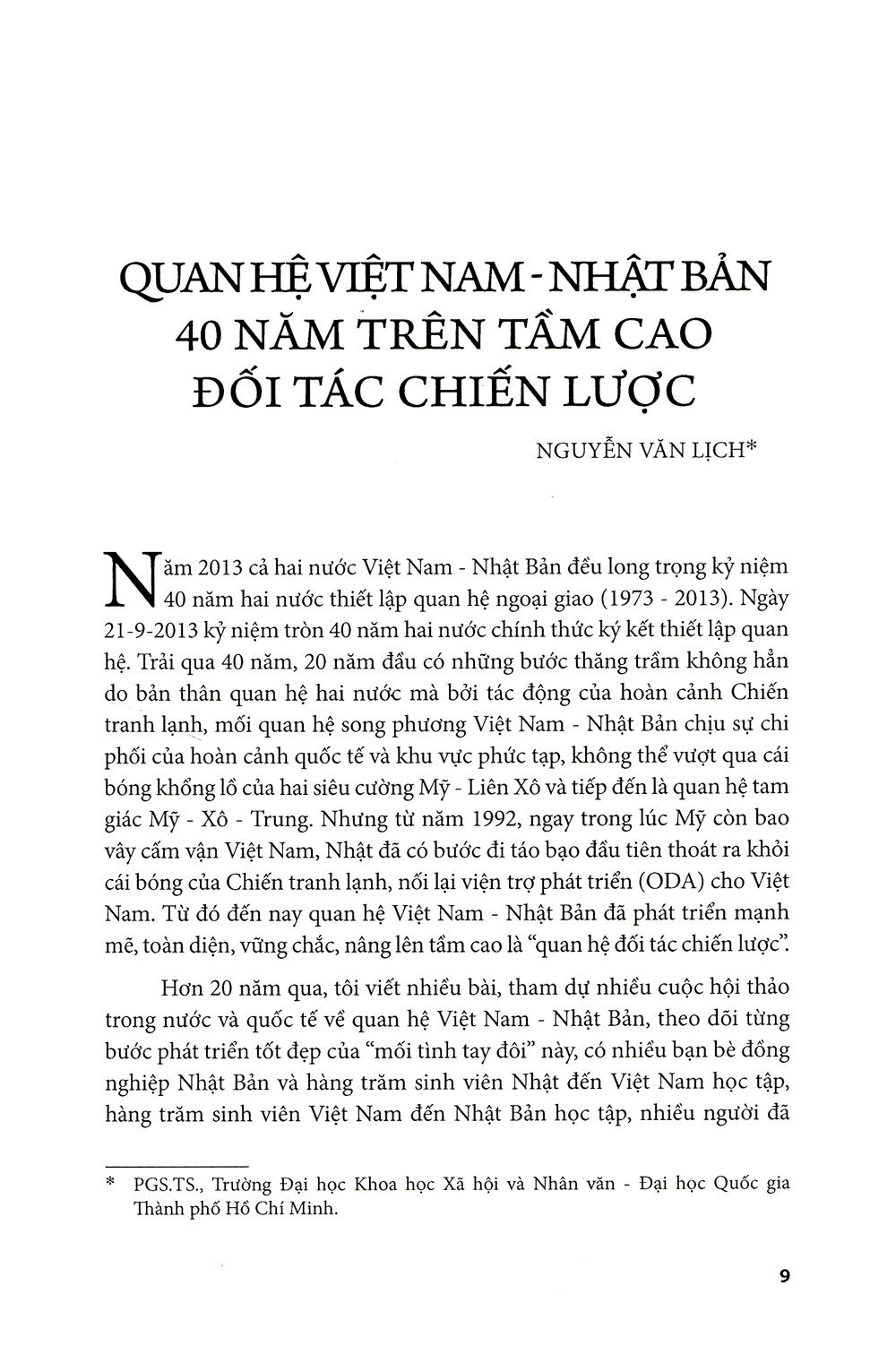 kỷ yếu hội thảo khoa học - 40 năm quan hệ việt nam nhật bản - thành quả và triển vọng - Ảnh 5