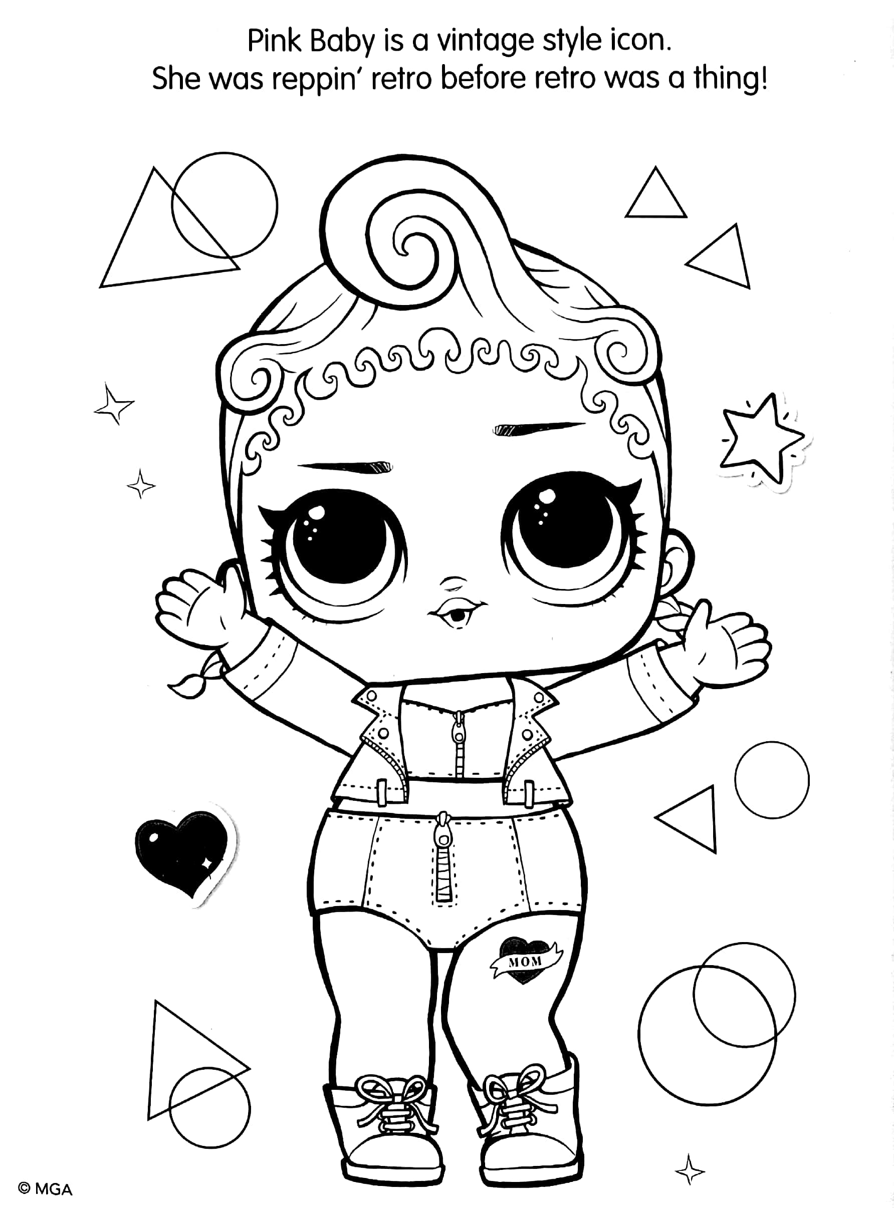 l.o.l surprise! cute rebels deluxe colouring book - Ảnh 5