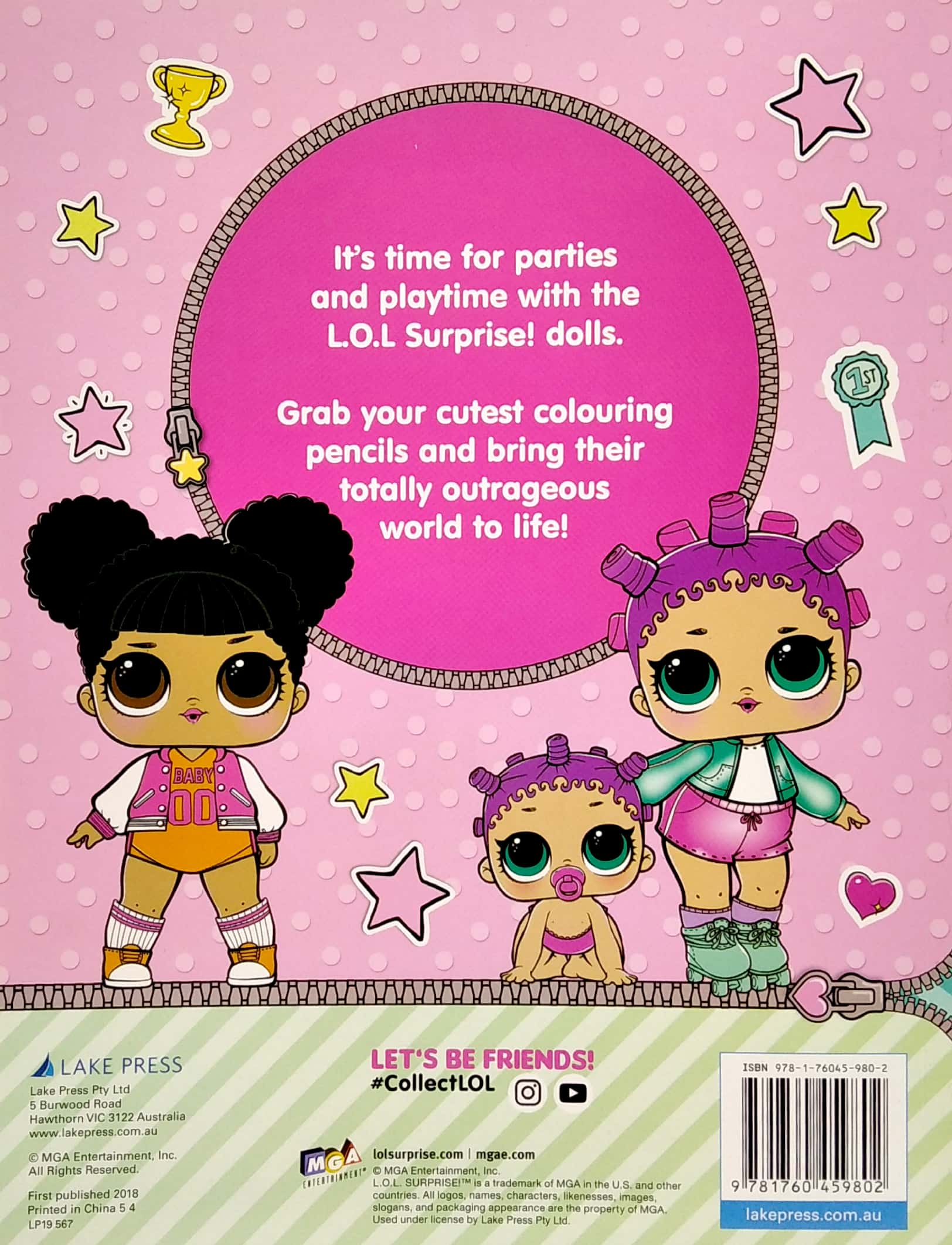 l.o.l surprise! cute rebels deluxe colouring book - Ảnh 6